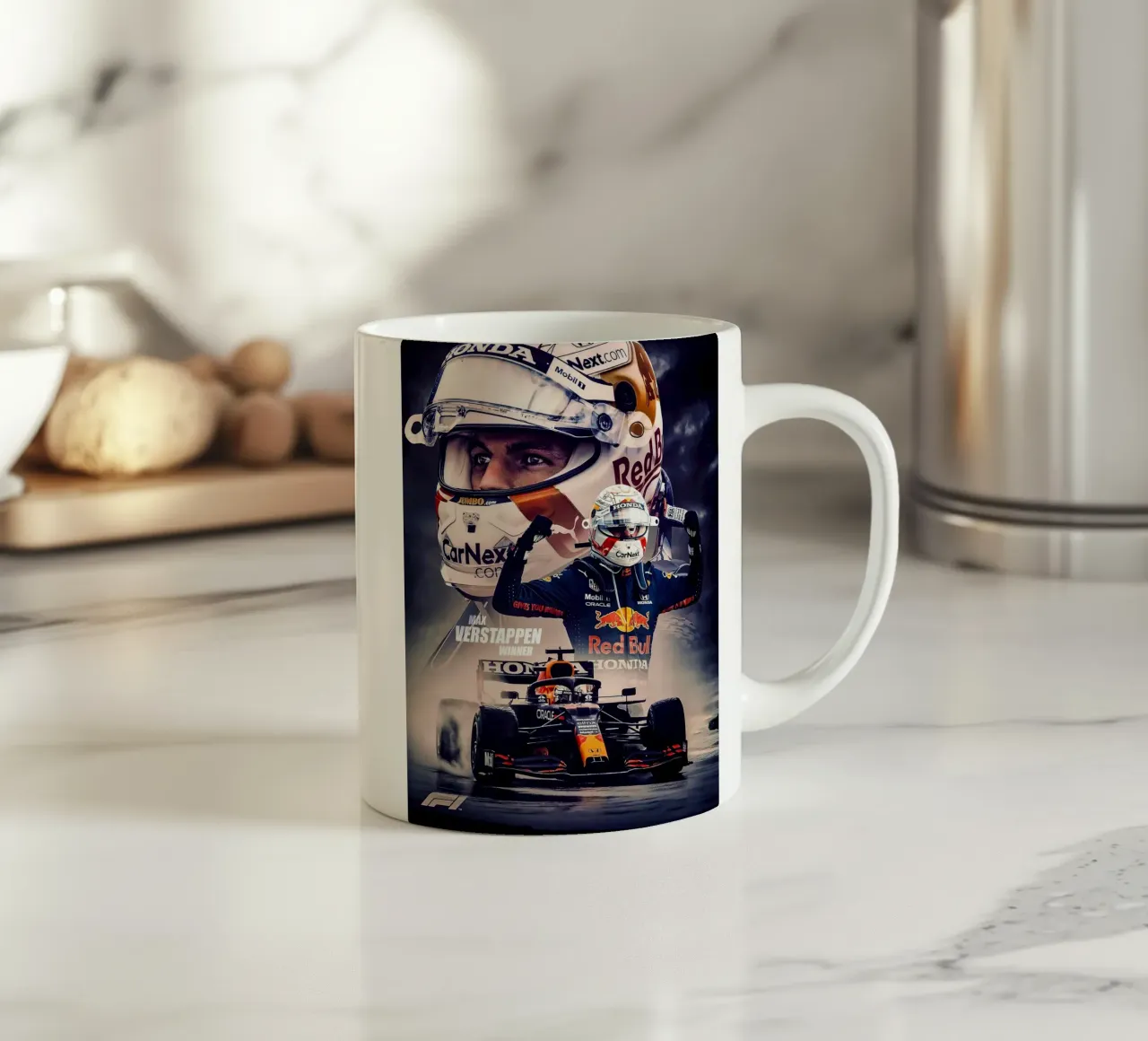 Max Verstappen tazza in ceramica da Indah Creative