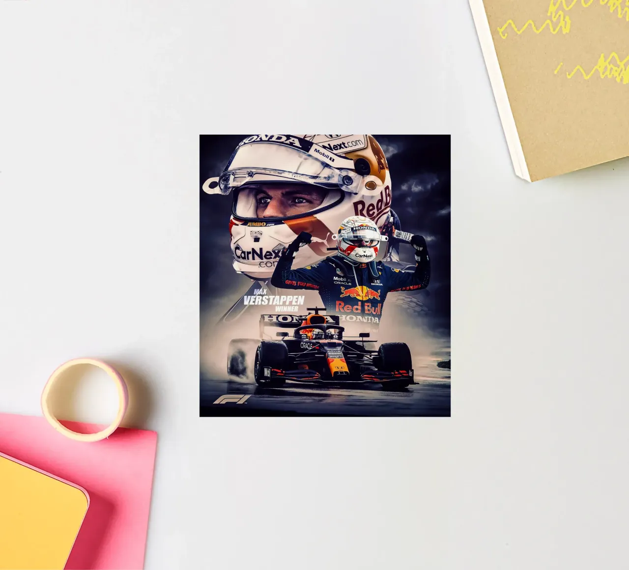 Max Verstappen adesivo da Indah Creative