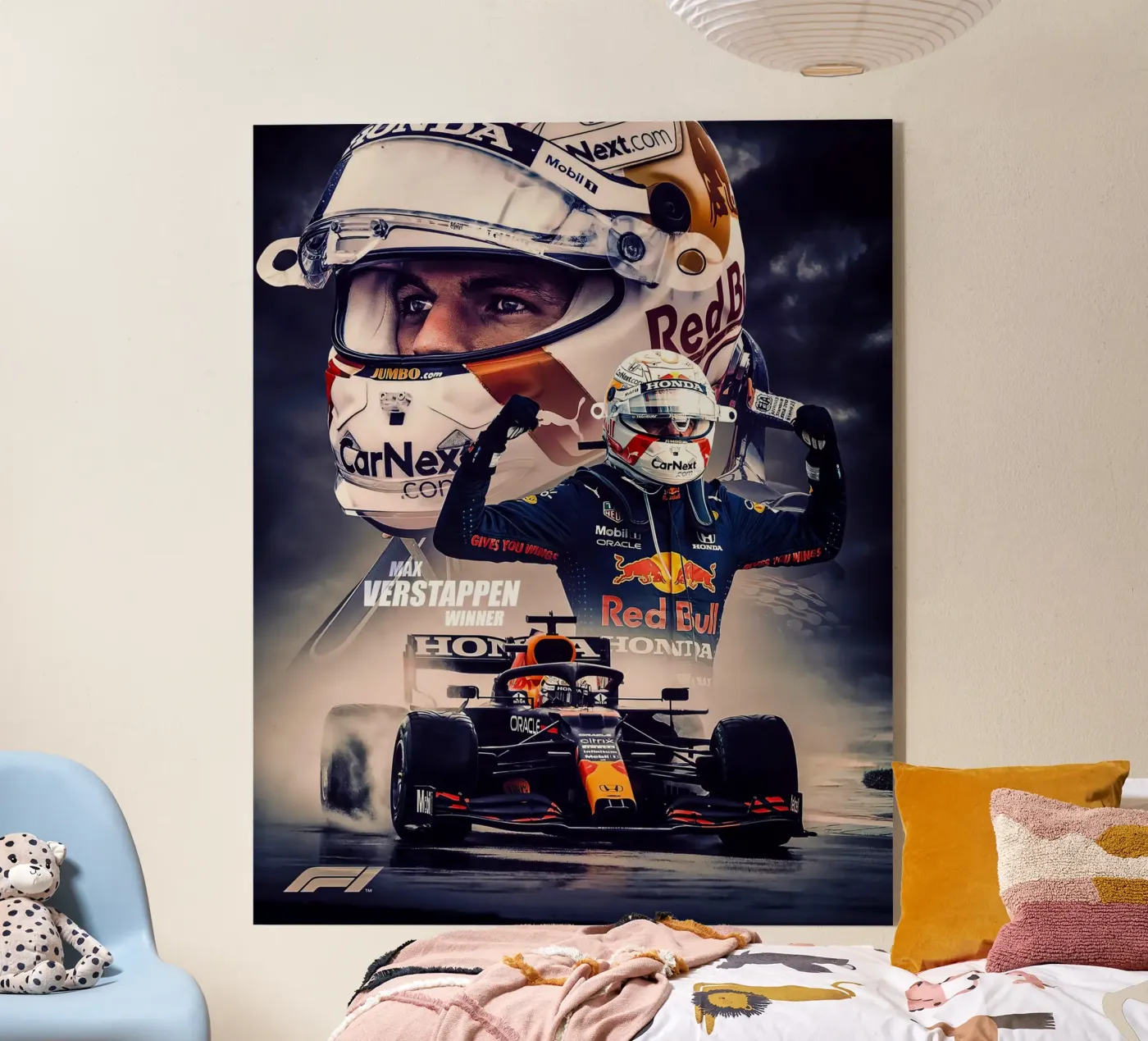 Max Verstappen Acryl-Glas von Indah Creative