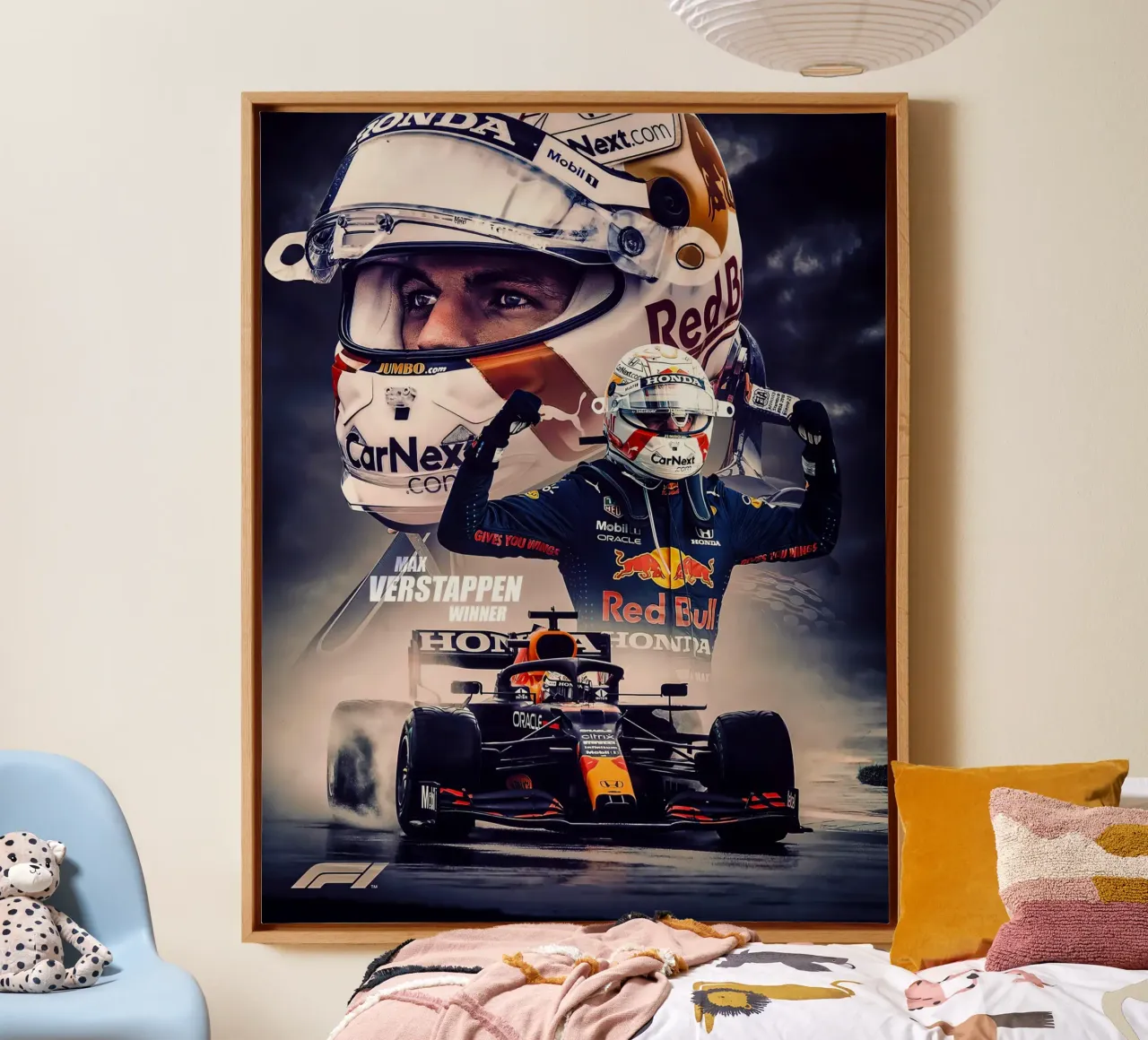 Max Verstappen canvas by Indah Creative