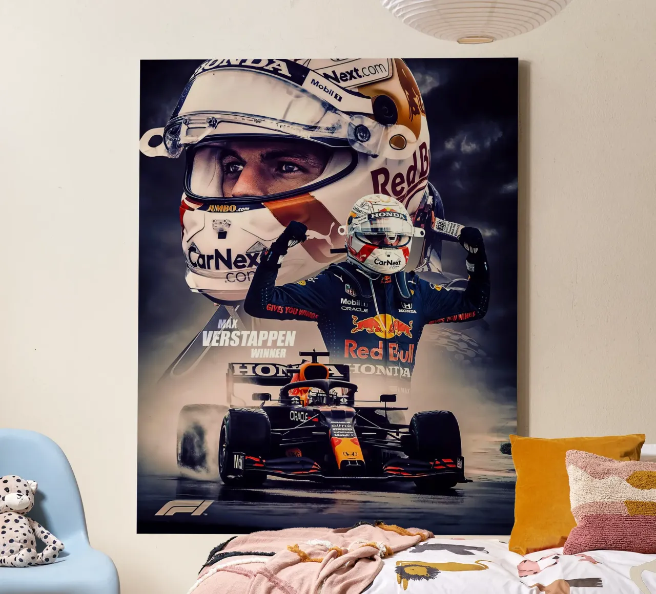 Max Verstappen canvas by Indah Creative