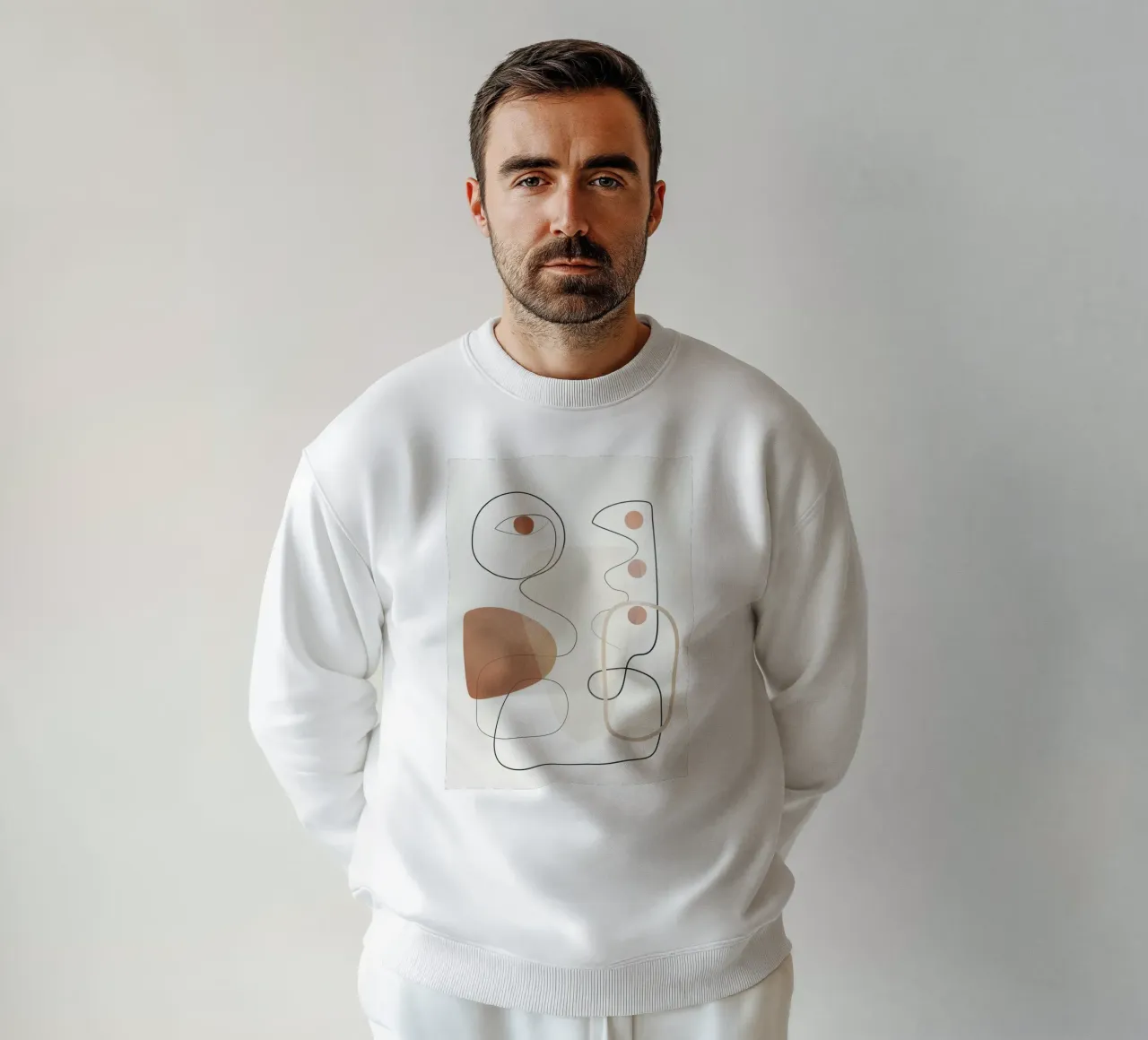 Movement Abstraction 2 Sweatshirt von Nadjaa