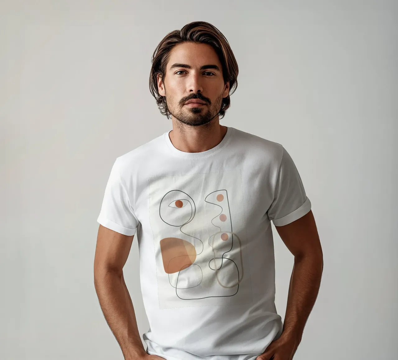 Movement Abstraction 2 t-shirt da Nadjaa