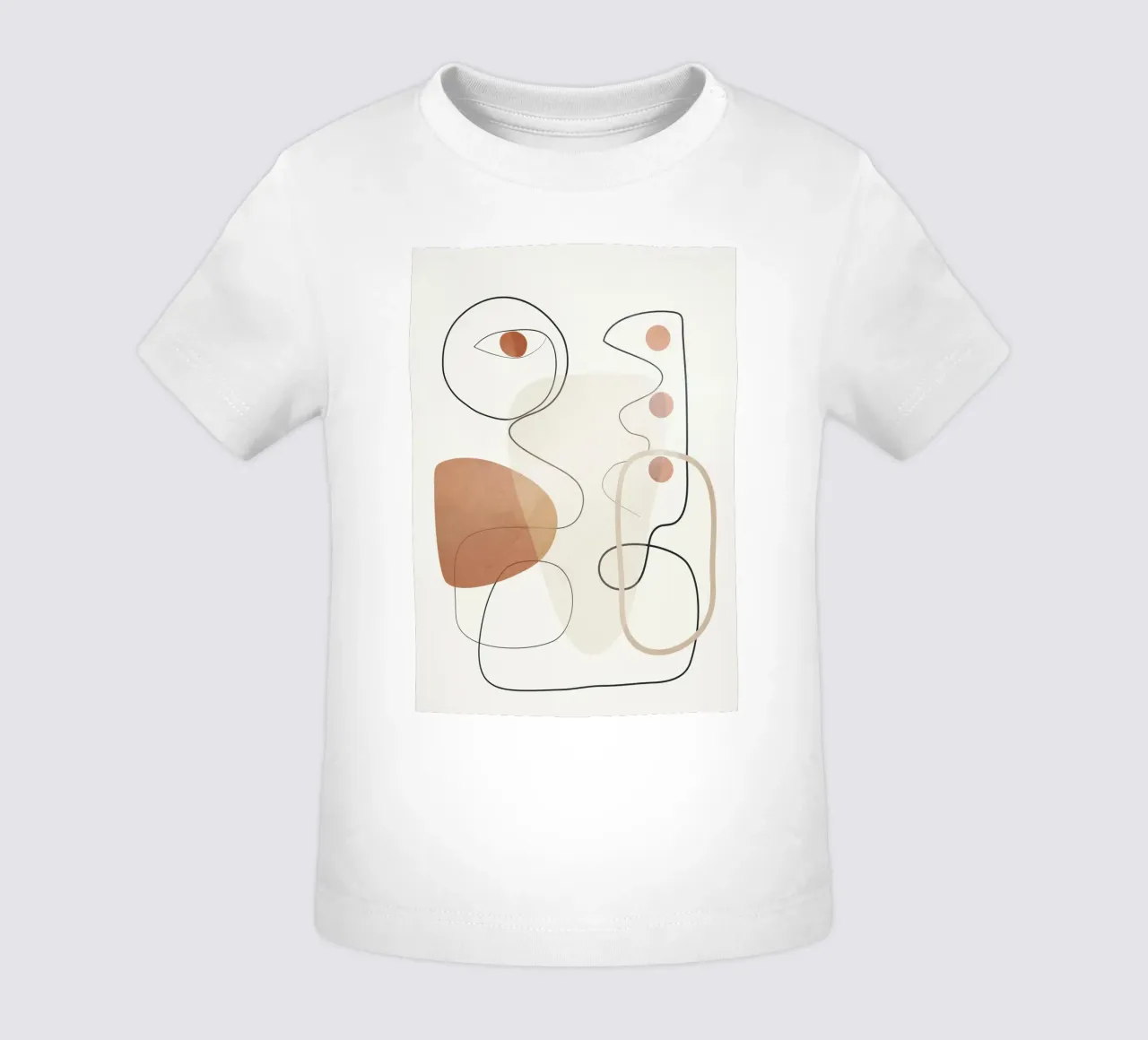 Movement Abstraction 2 Baby T-Shirt von Nadjaa