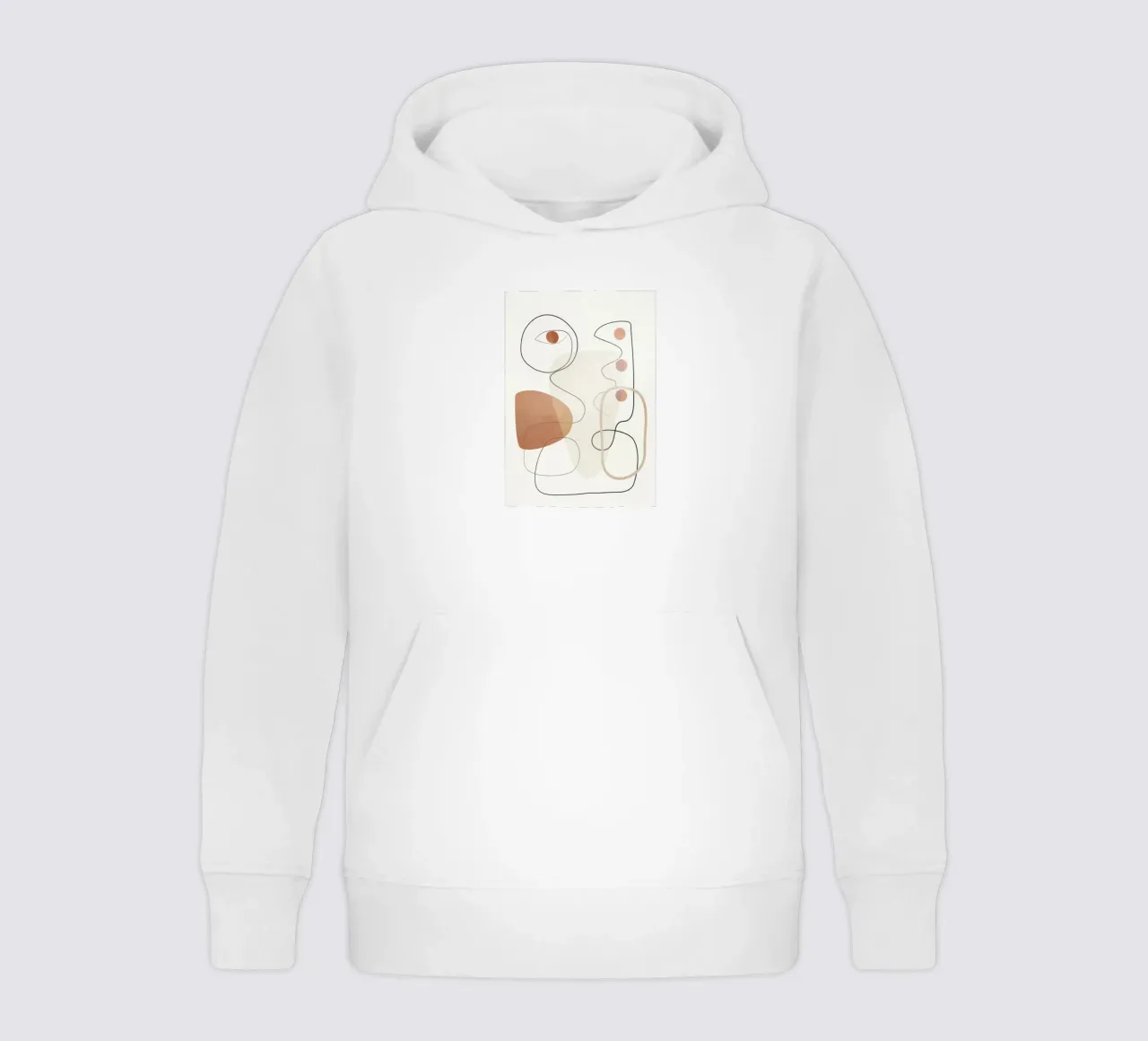 Movement Abstraction 2 felpa bambino con cappuccio da Nadjaa