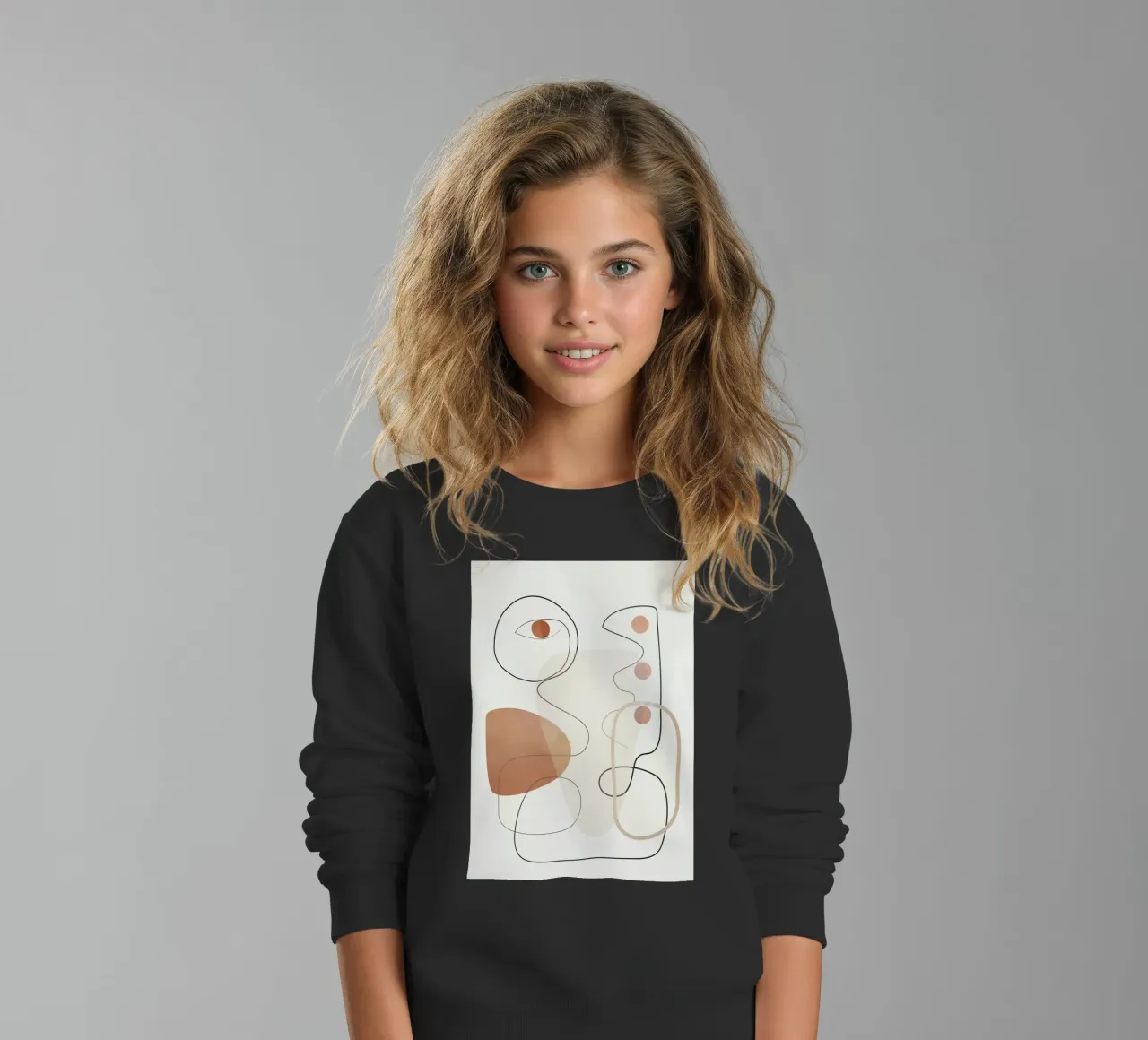 Movement Abstraction 2 felpa bambino da Nadjaa