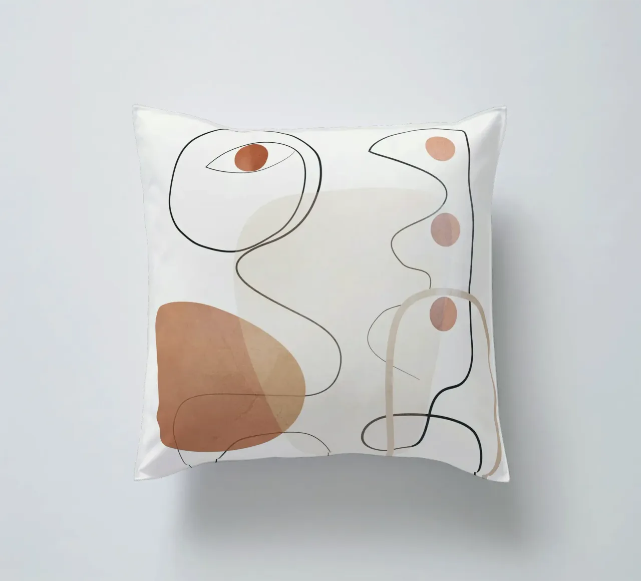 Movement Abstraction 2 decorative cushion by Nadjaa