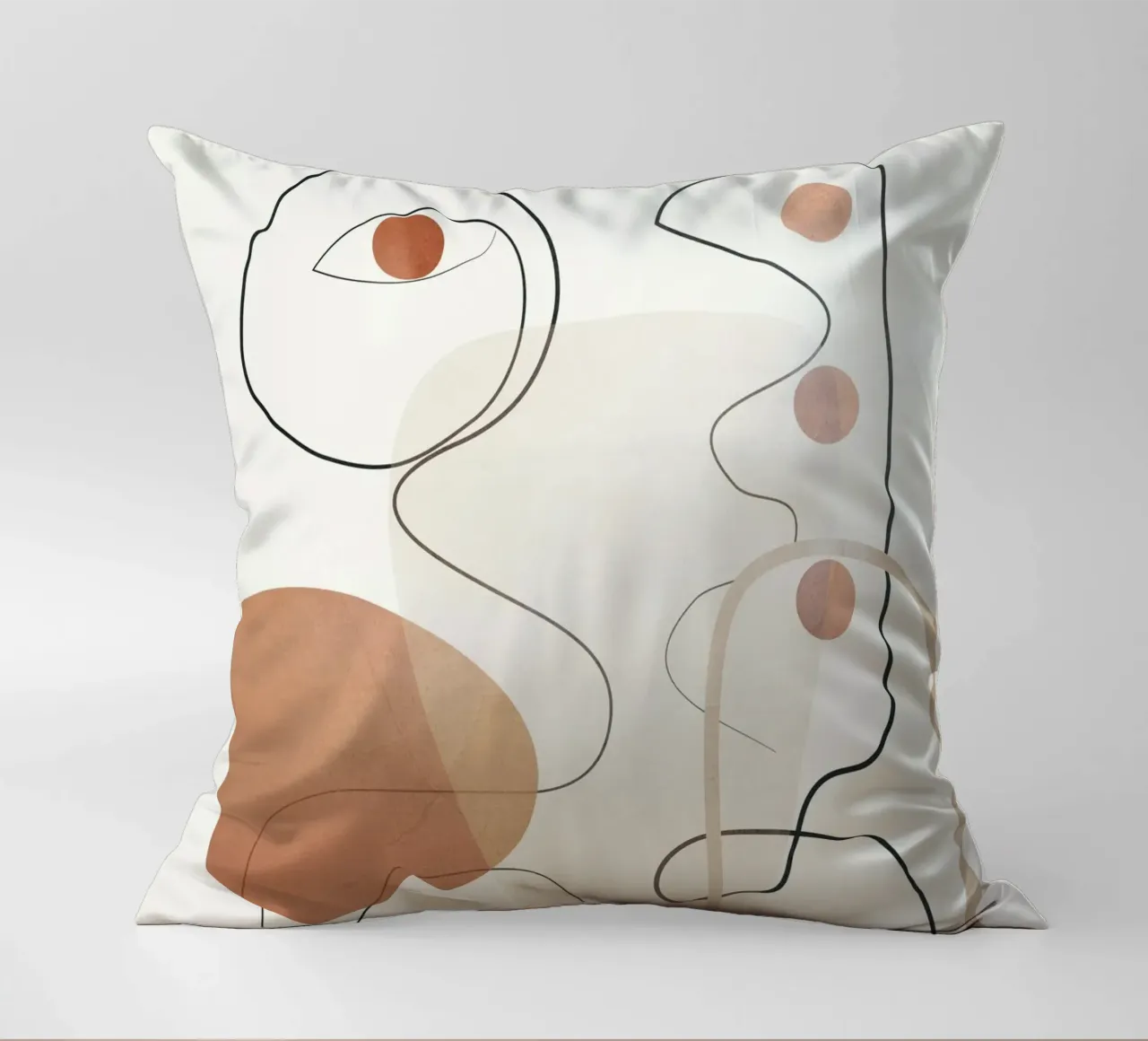 Movement Abstraction 2 decorative cushion by Nadjaa