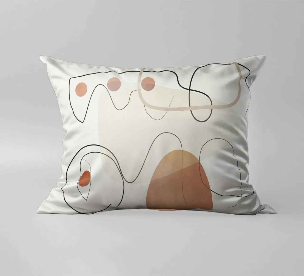 Movement Abstraction 2 decorative cushion by Nadjaa