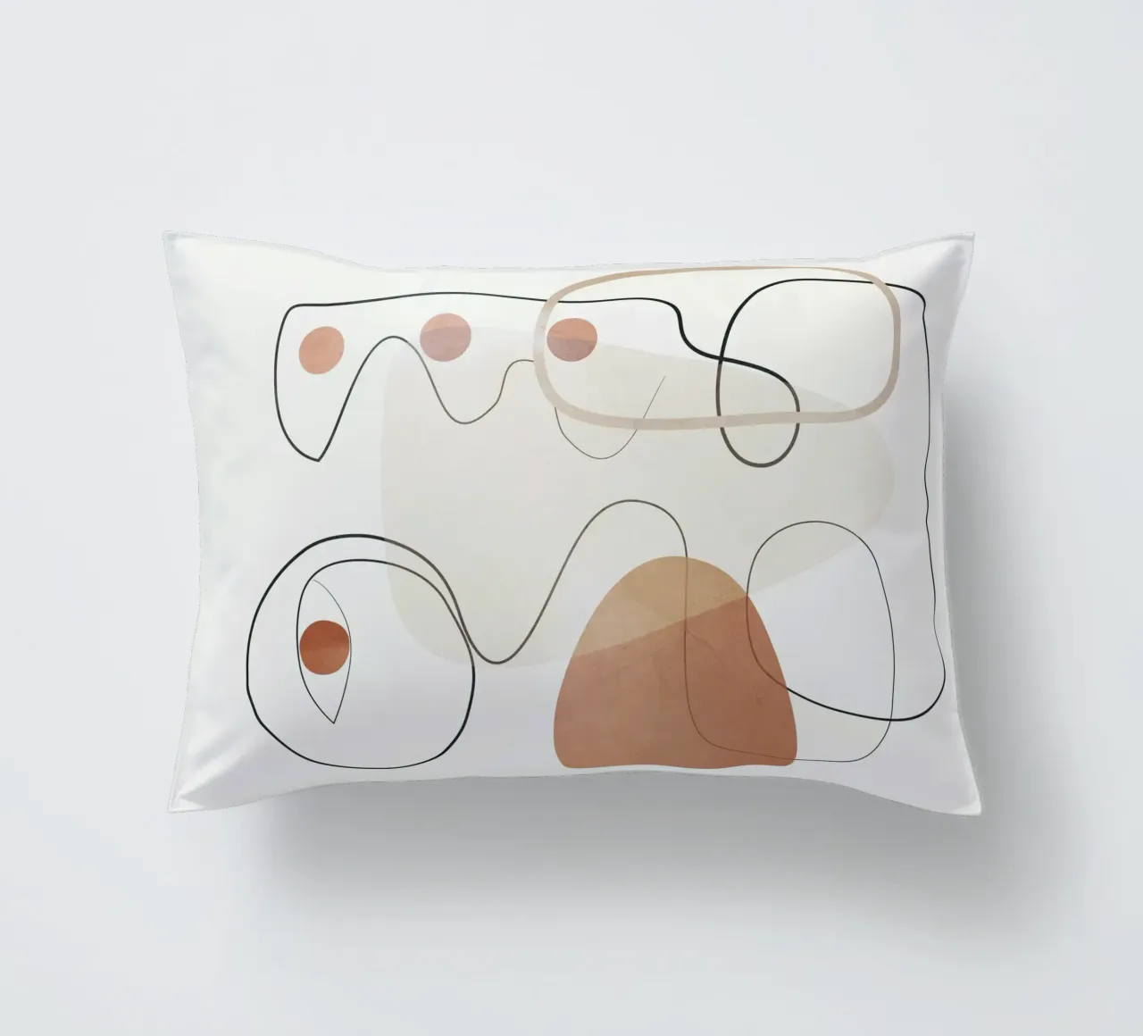 Movement Abstraction 2 decorative cushion by Nadjaa