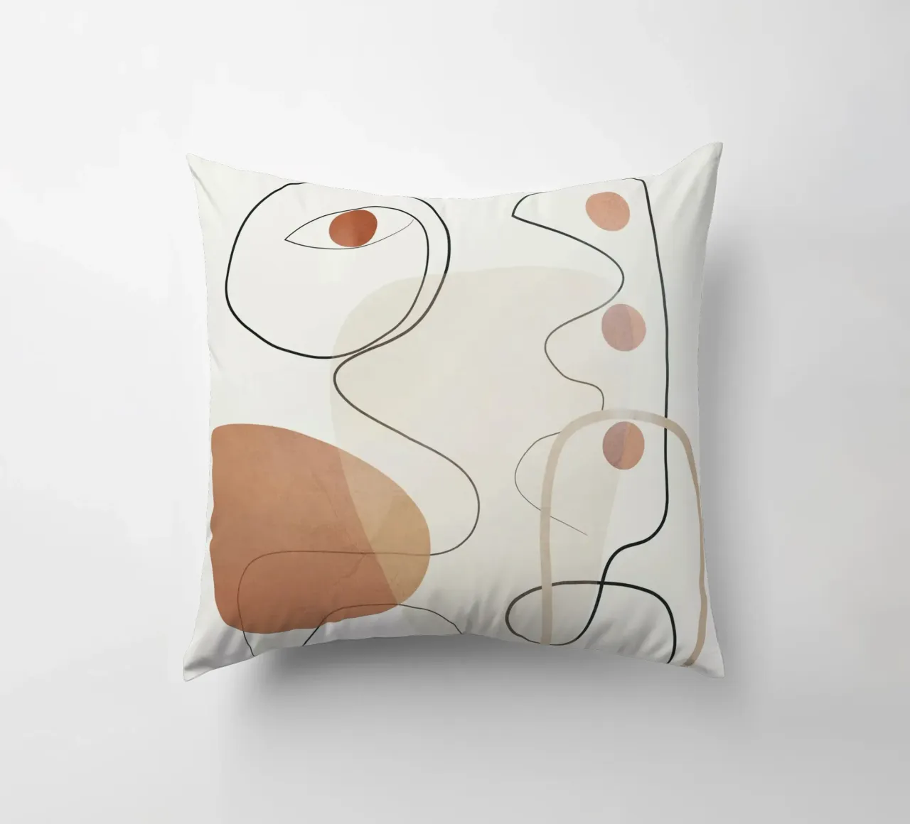Movement Abstraction 2 decorative cushion by Nadjaa