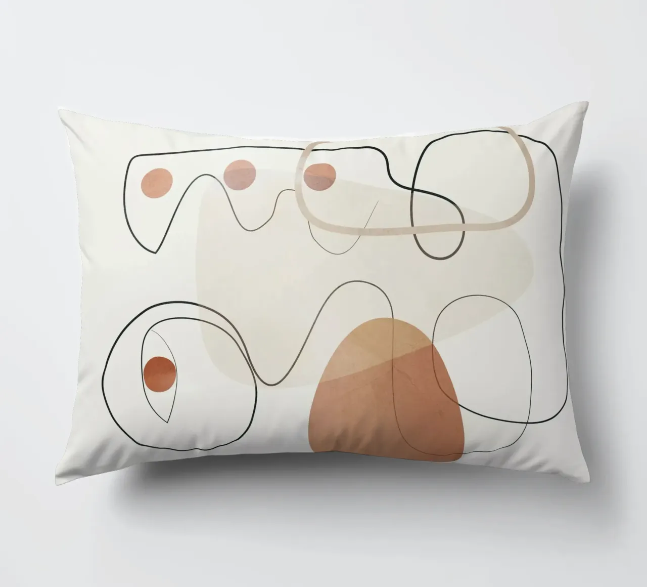 Movement Abstraction 2 decorative cushion by Nadjaa