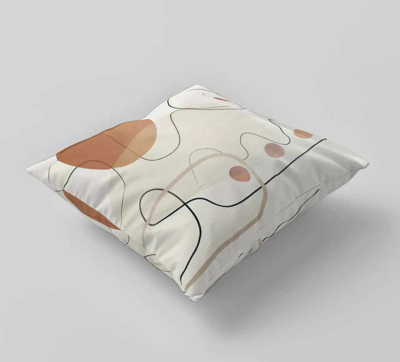 Movement Abstraction 2 decorative cushion by Nadjaa