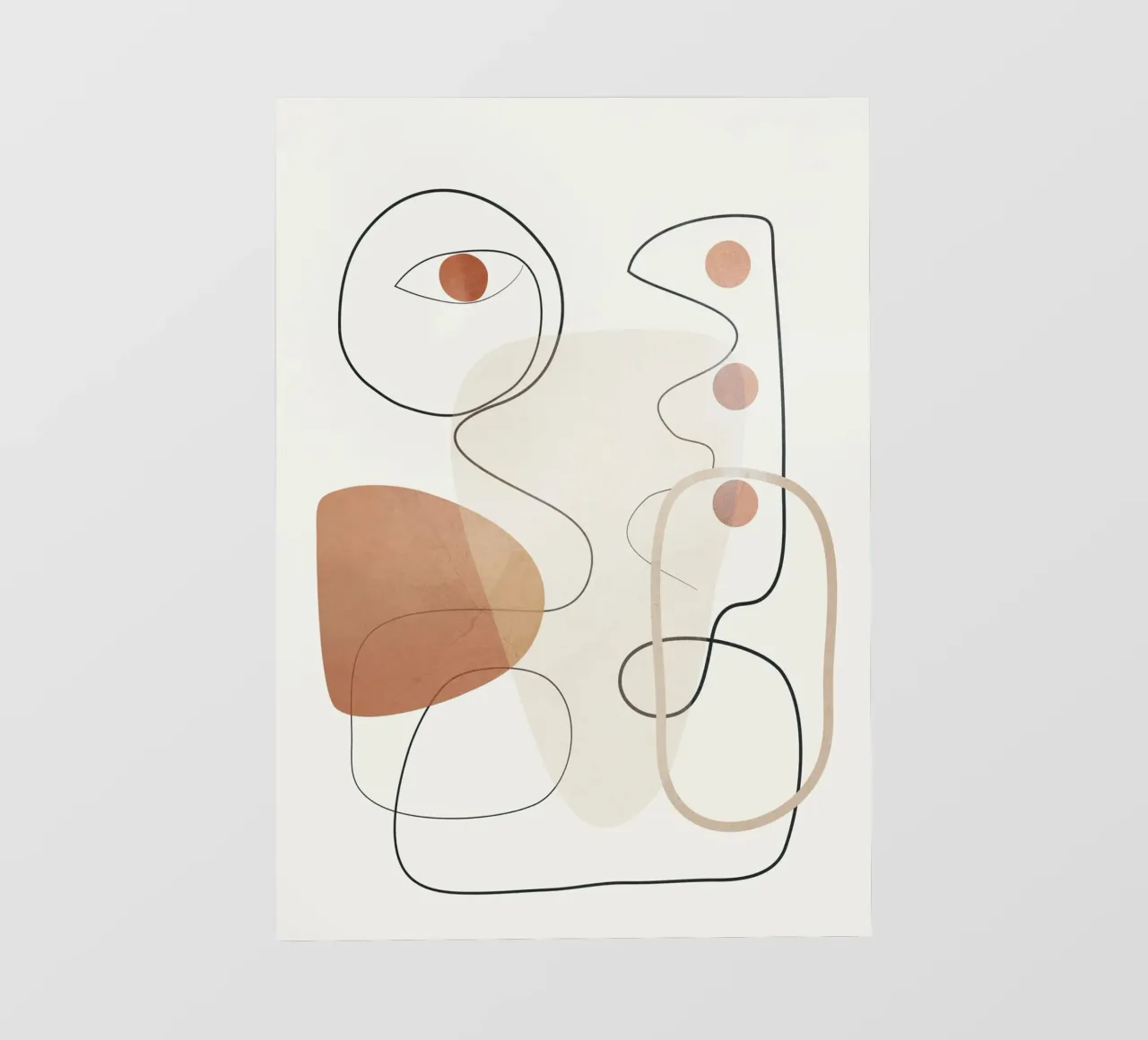 Movement Abstraction 2 telo in pvc da Nadjaa