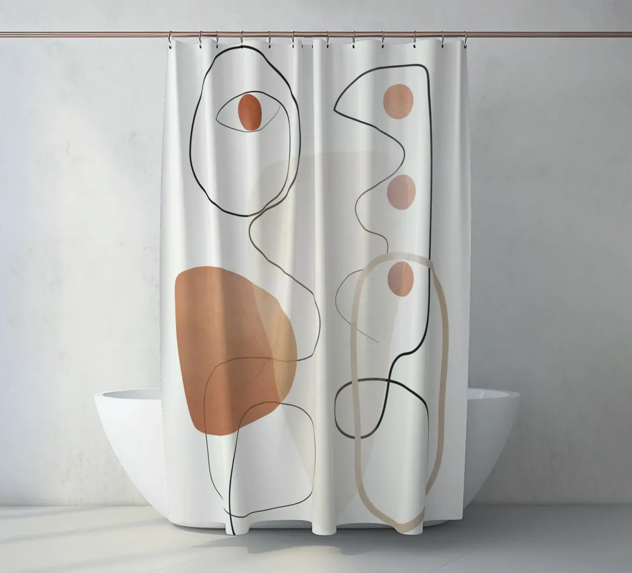 Movement Abstraction 2 tenda da doccia da Nadjaa