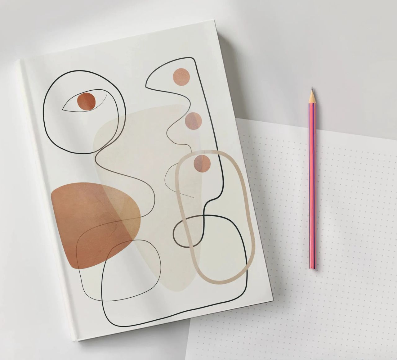 Movement Abstraction 2 notebook by Nadjaa