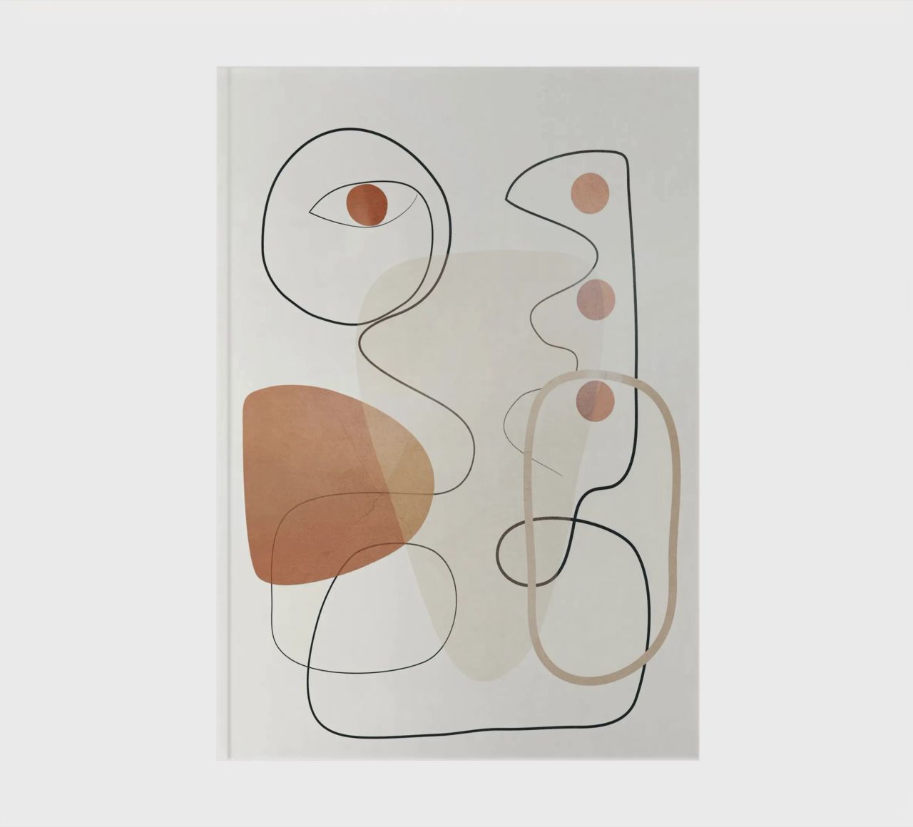 Movement Abstraction 2 notebook by Nadjaa