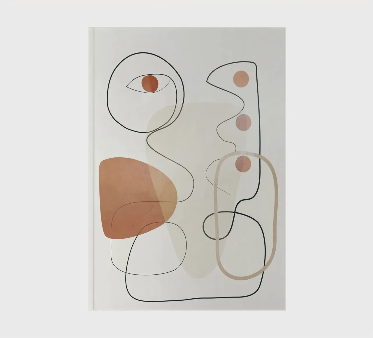 Movement Abstraction 2 notebook by Nadjaa