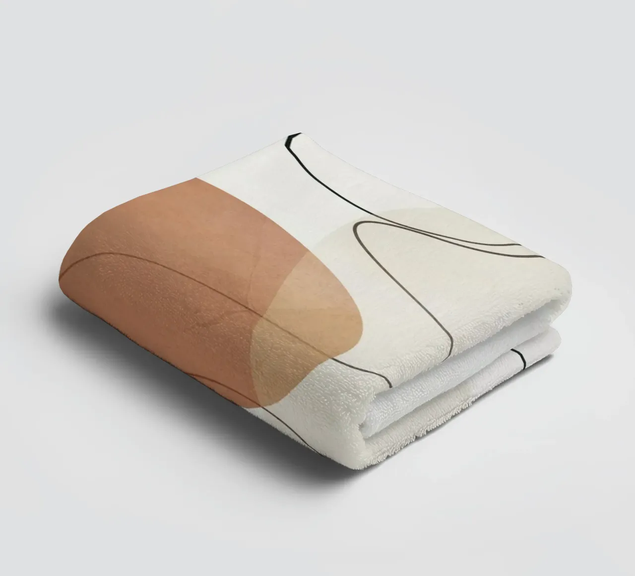 Movement Abstraction 2 serviette de bain de Nadjaa