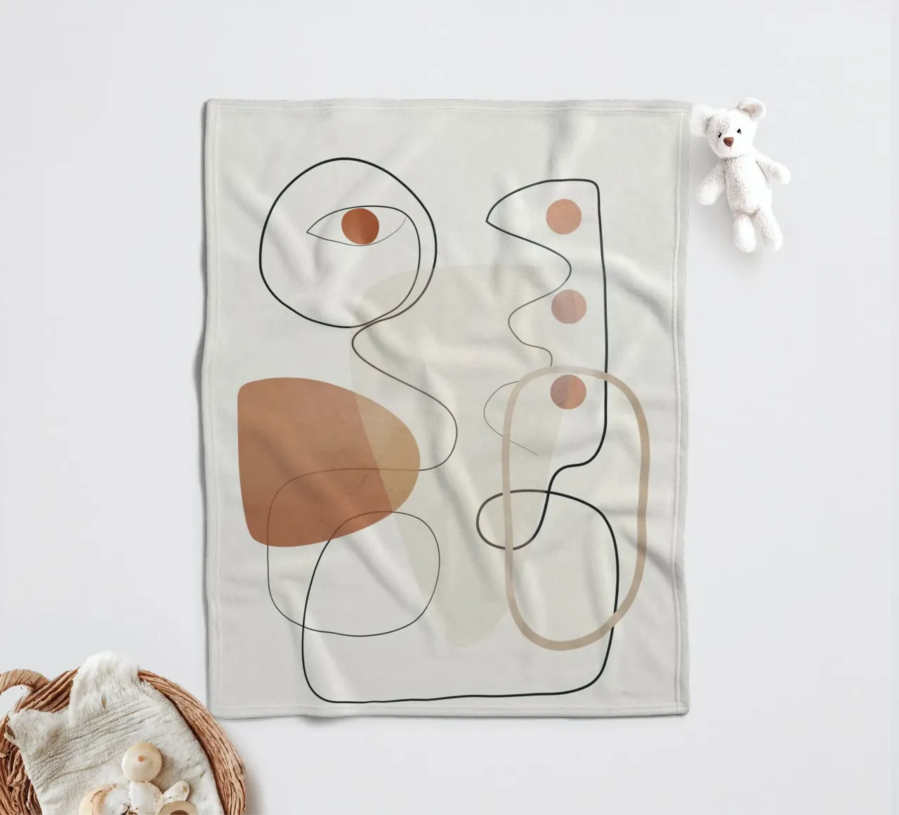 Movement Abstraction 2 coperta in pile da Nadjaa