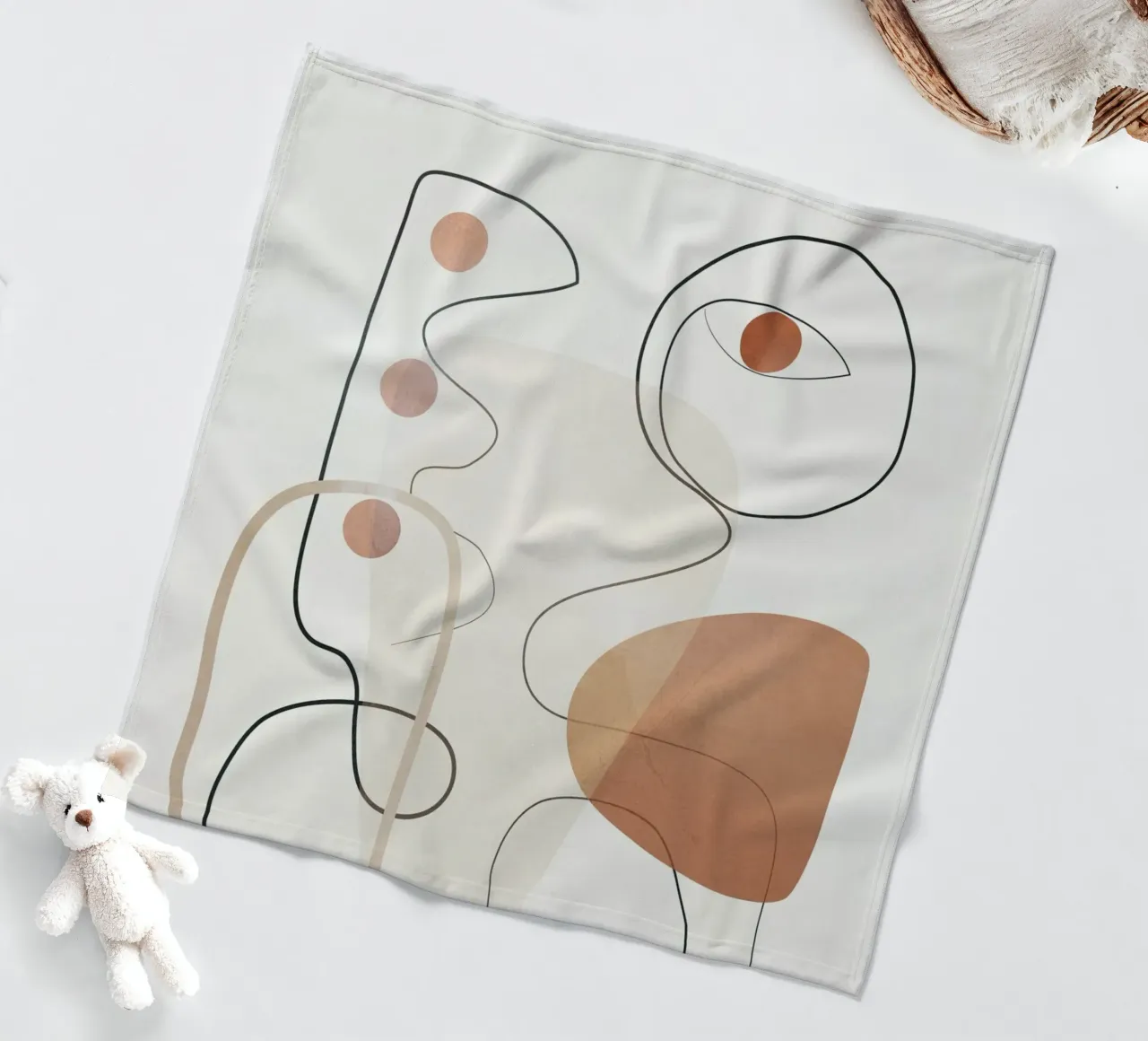 Movement Abstraction 2 coperta in pile da Nadjaa