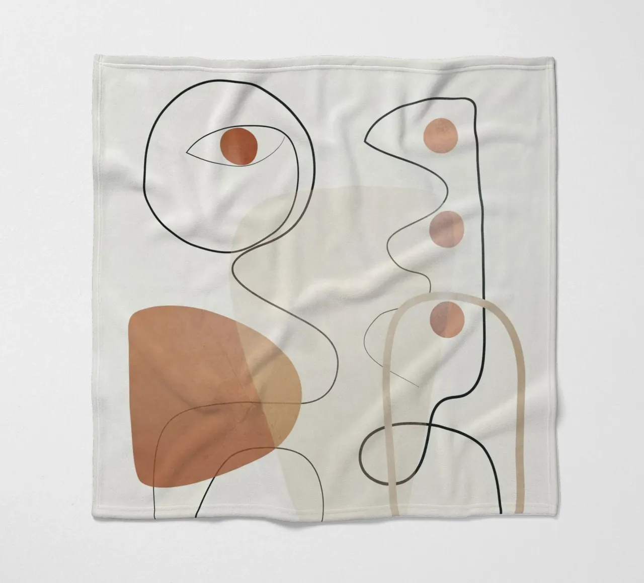 Movement Abstraction 2 coperta in pile da Nadjaa