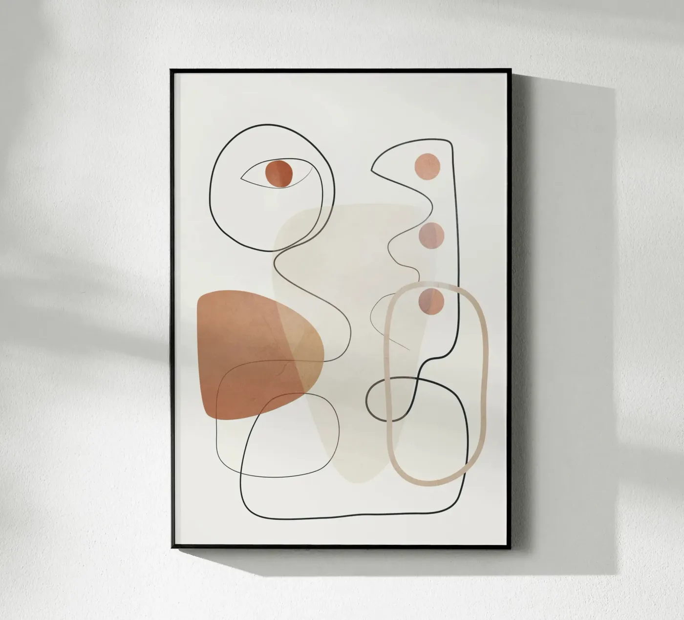 Movement Abstraction 2 Acryl-Glas von Nadjaa