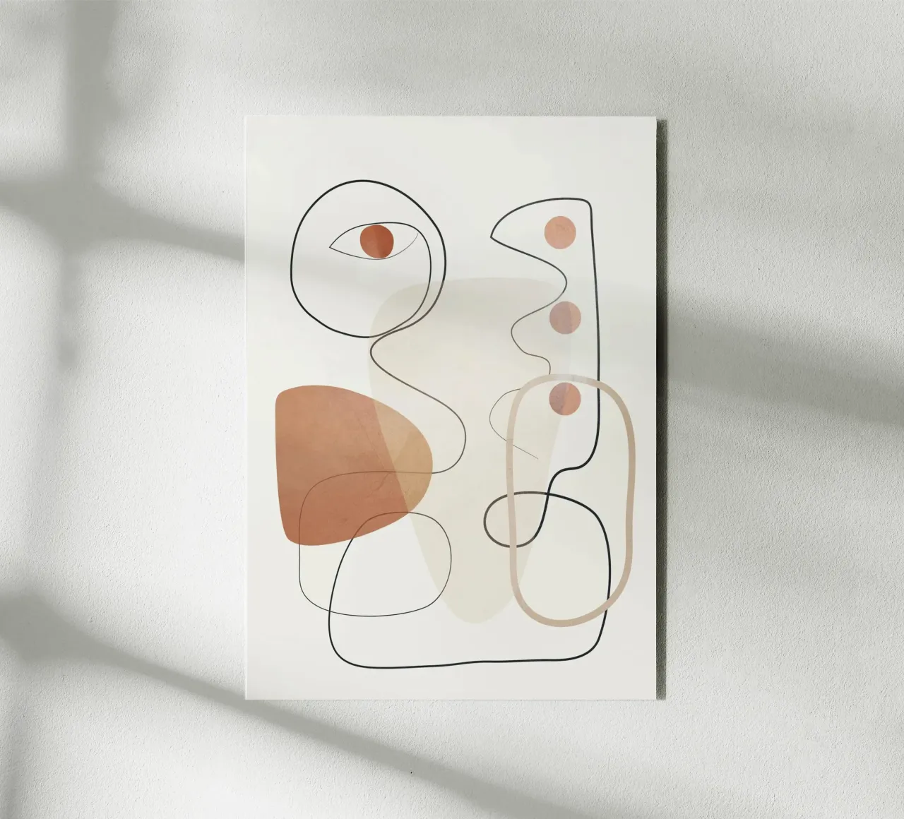 Movement Abstraction 2 alluminio dibond da Nadjaa