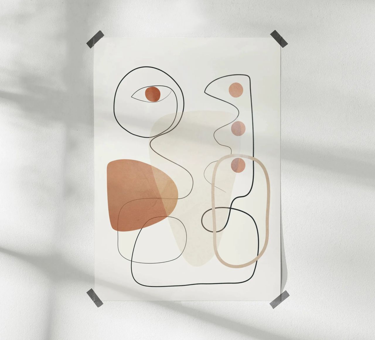 Movement Abstraction 2 poster de Nadjaa