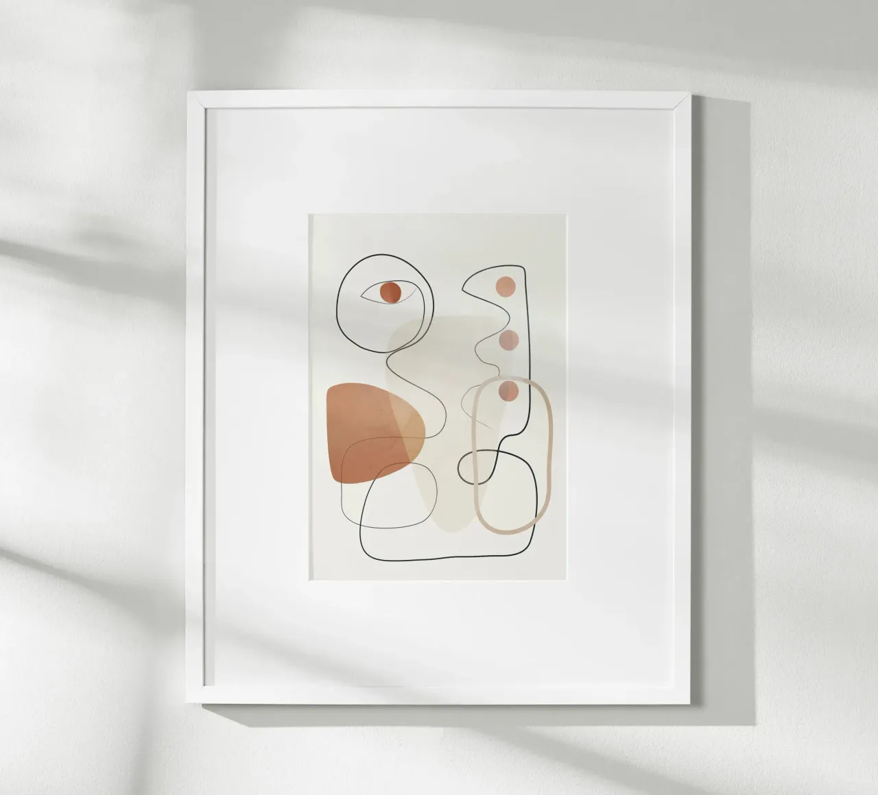 Movement Abstraction 2 poster van Nadjaa