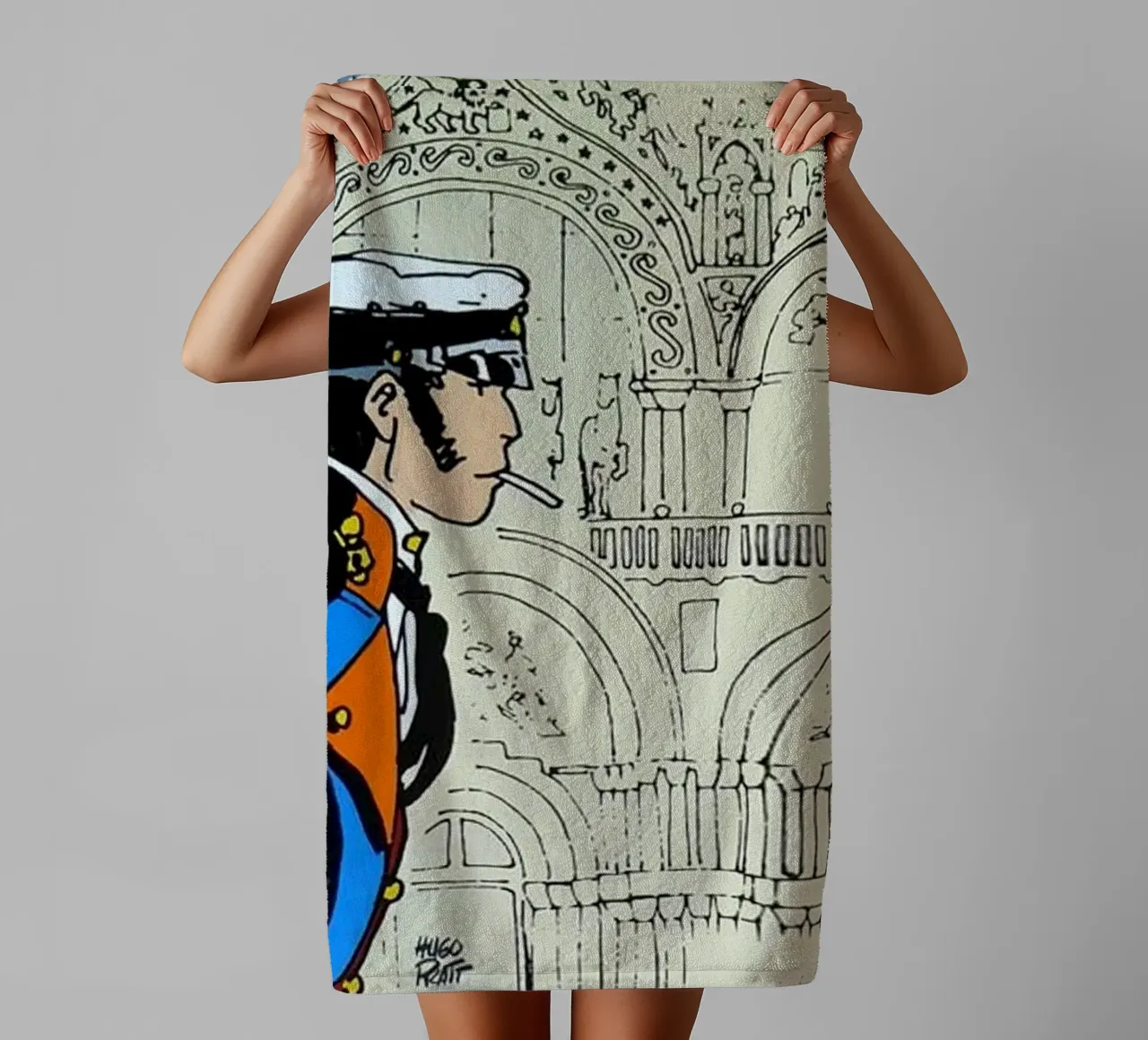 Short Discount Travel Stories Adventures and Journeys towel by MIa_Dispath
