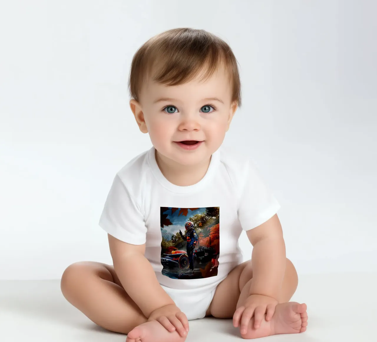 Max Verstappen body neonato maniche corte da Indah Creative
