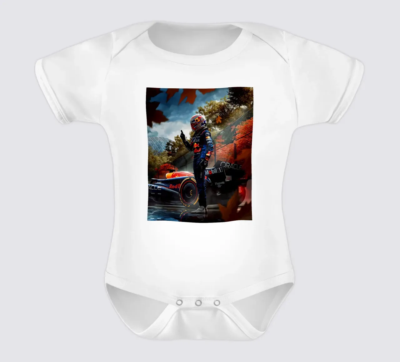 Max Verstappen body neonato maniche corte da Indah Creative