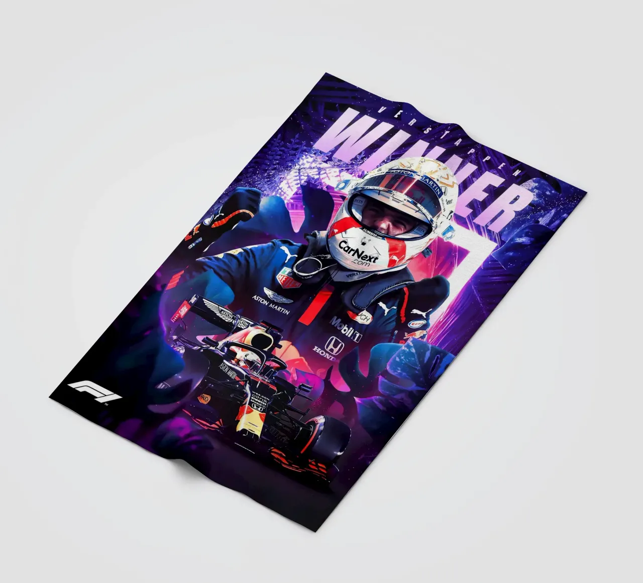 Max Verstappen coperta in pile da Indah Creative