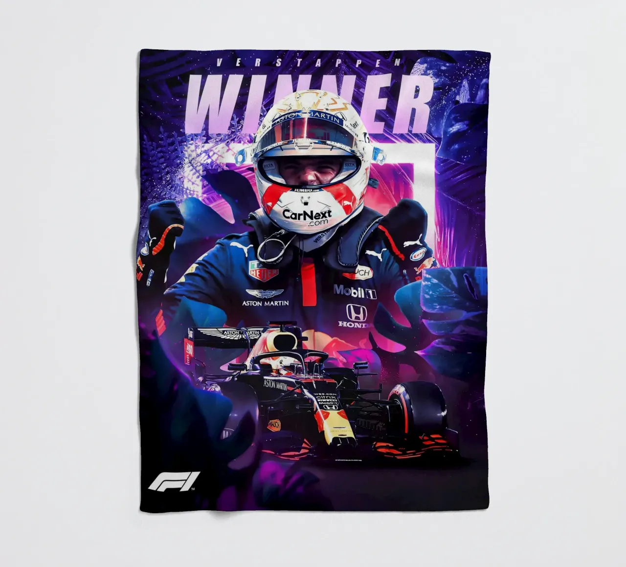 Max Verstappen coperta in pile da Indah Creative