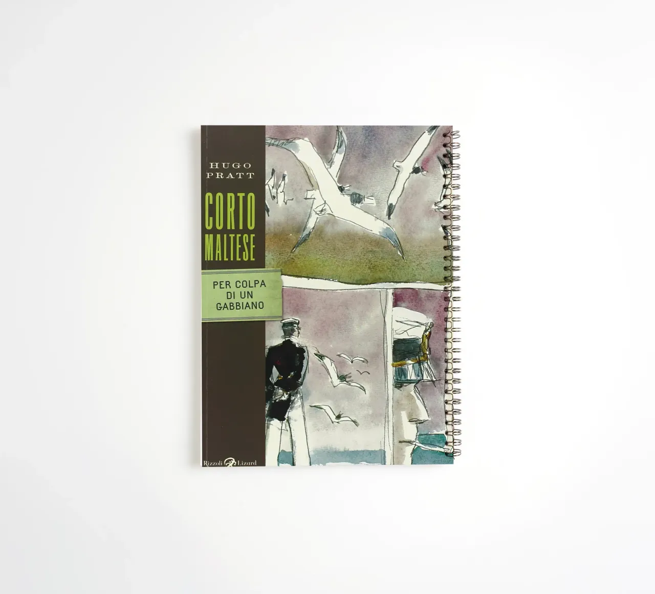 Maltese Hugo Pratt Aquarelles Et Planches spiral notebook by MIa_Dispath