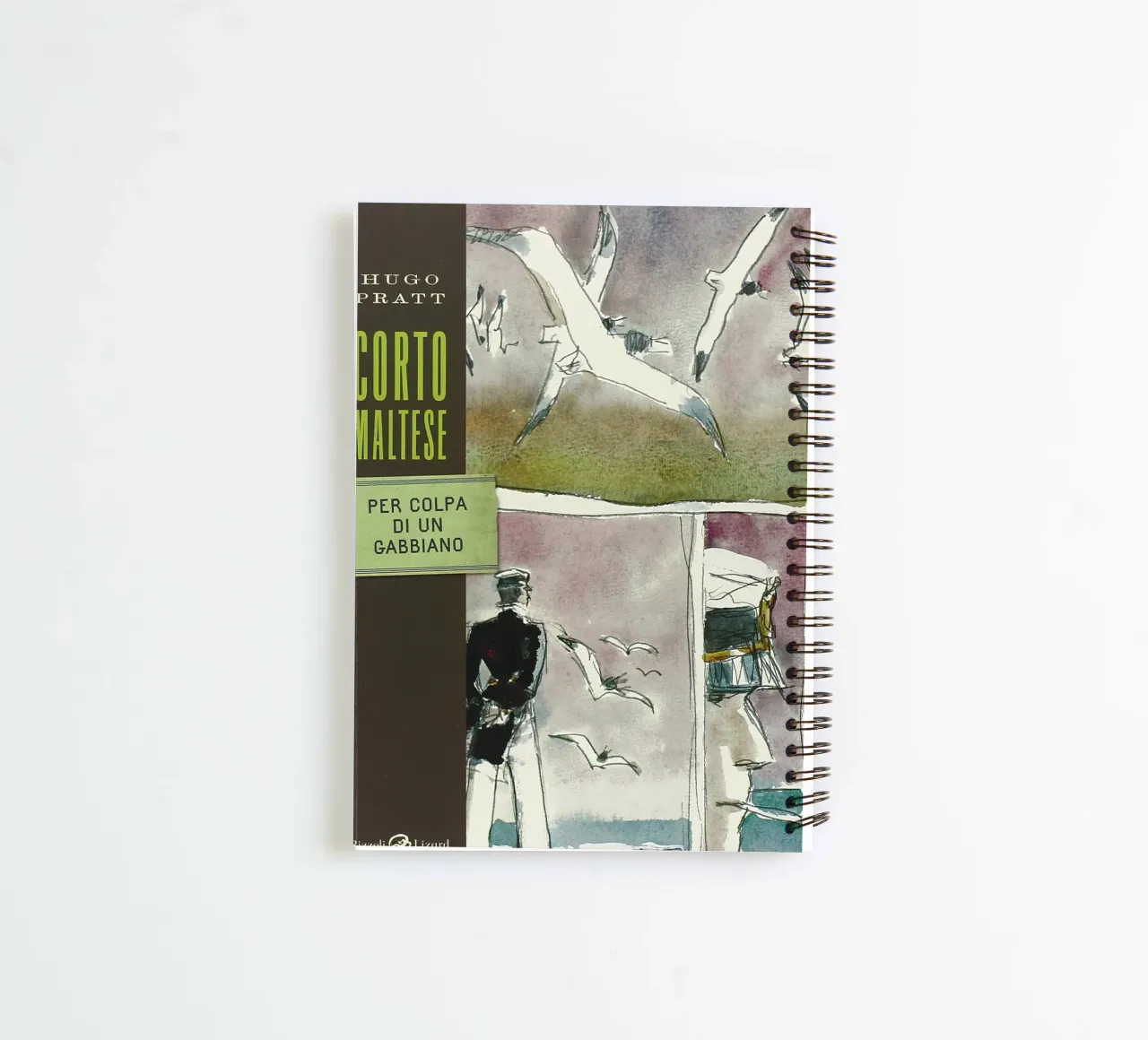 Maltese Hugo Pratt Aquarelles Et Planches spiral notebook by MIa_Dispath