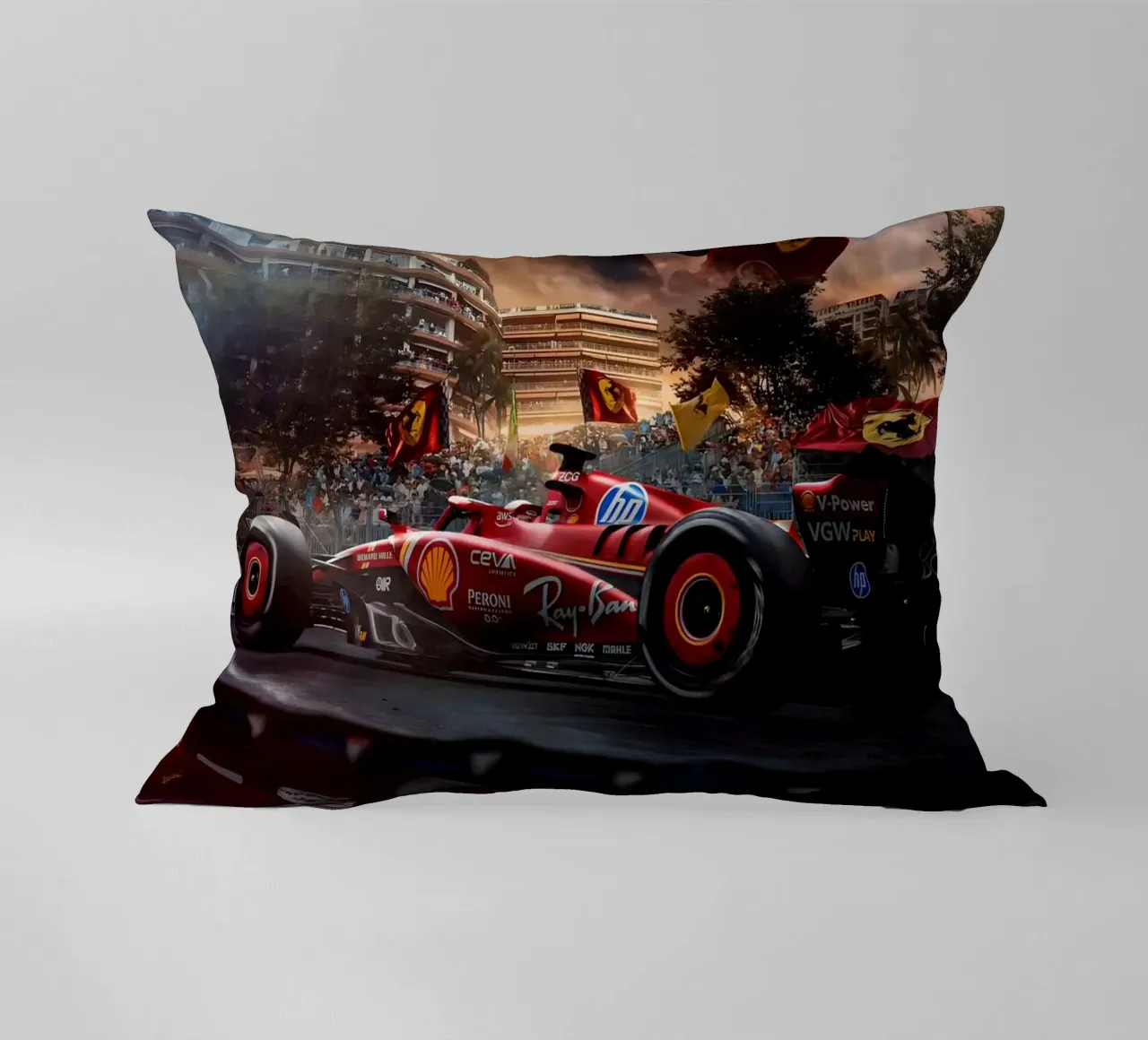 Charles Leclerc cuscino da Indah Creative