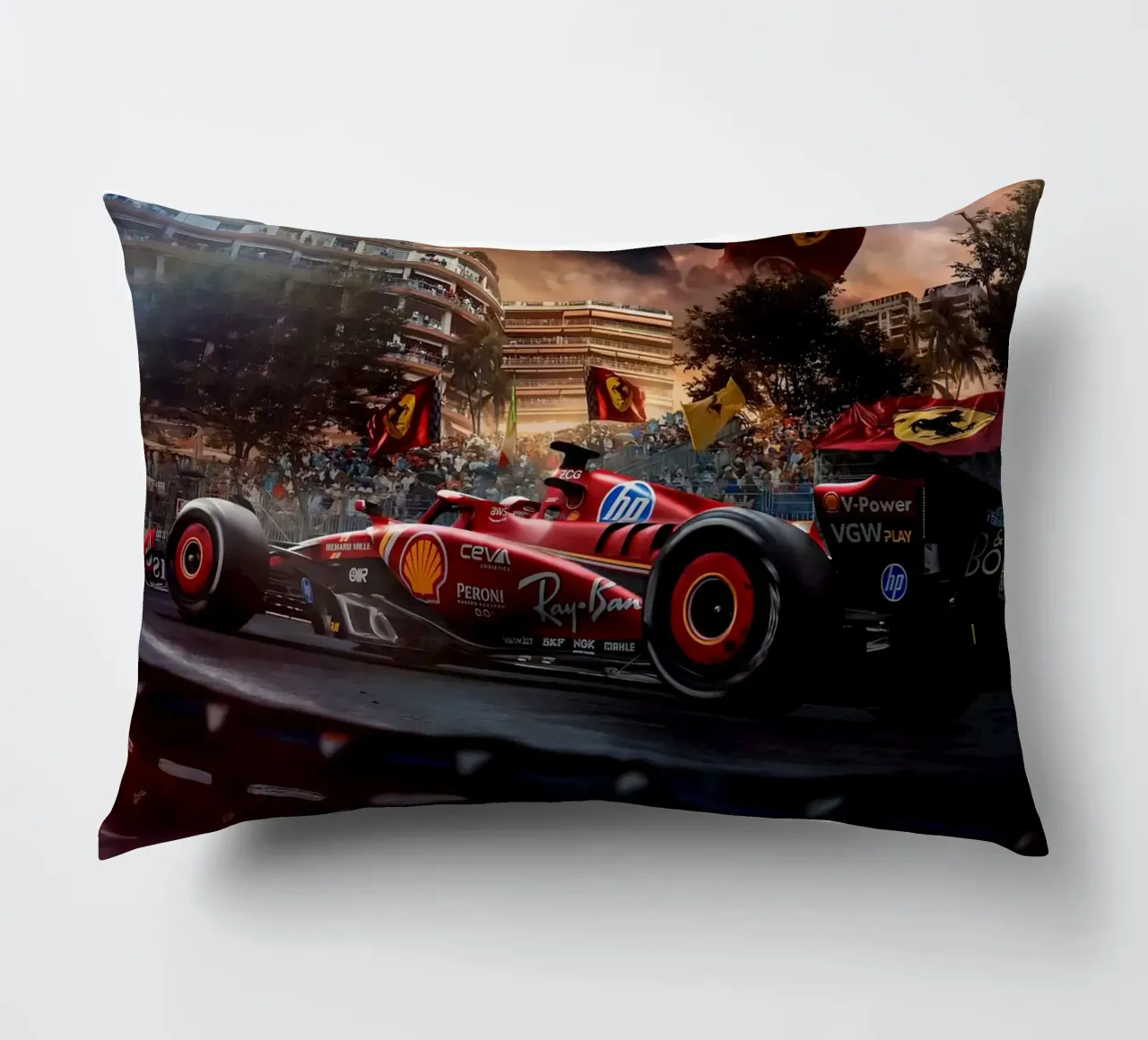 Charles Leclerc cuscino da Indah Creative