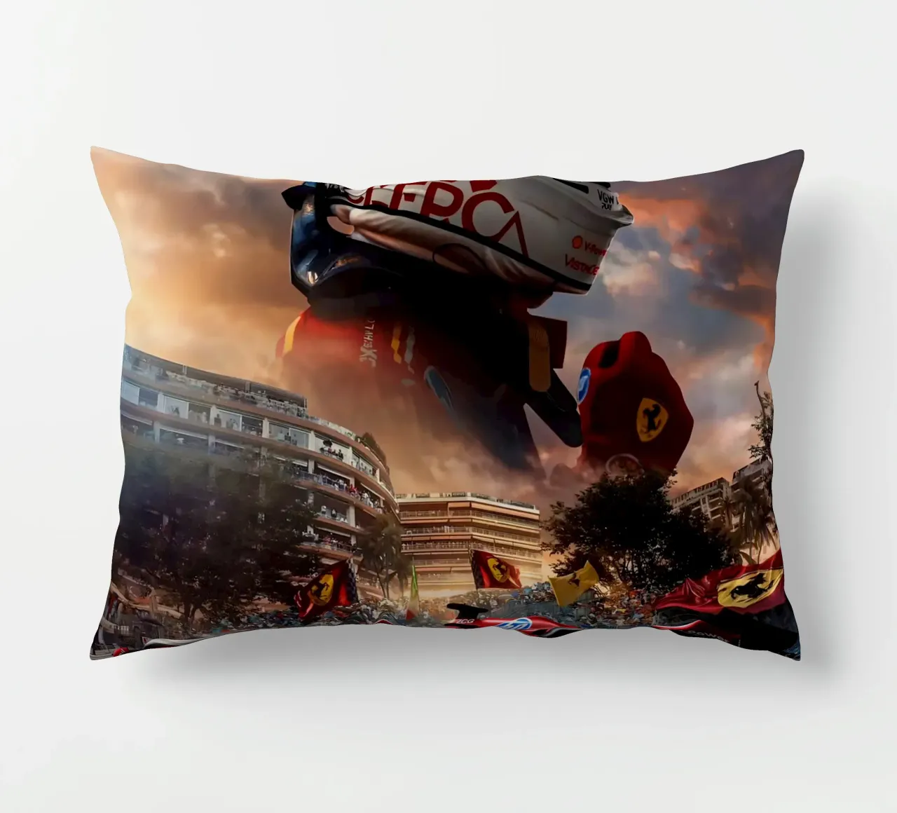 Charles Leclerc cuscino da Indah Creative