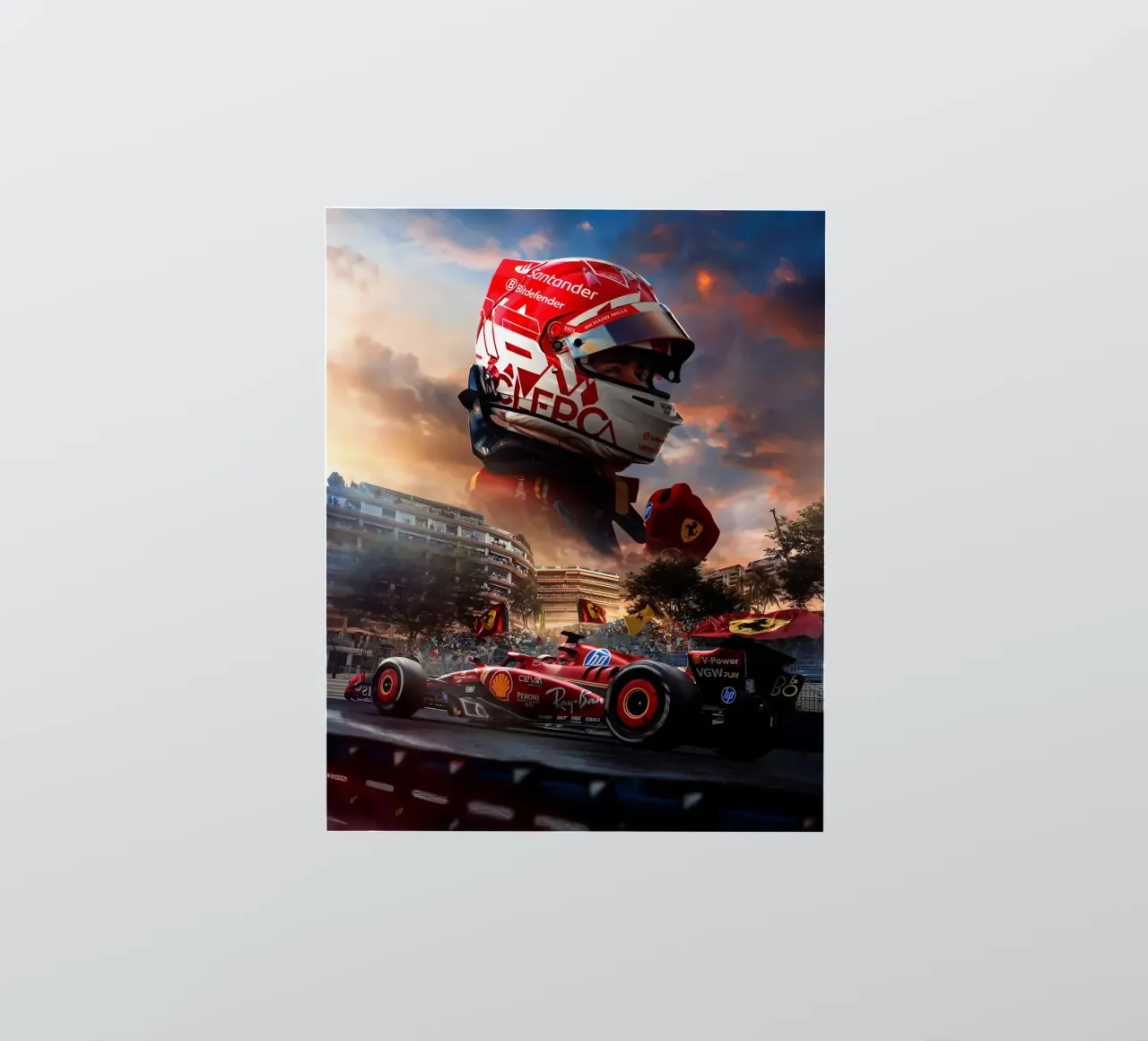 Charles Leclerc sticker by Indah Creative