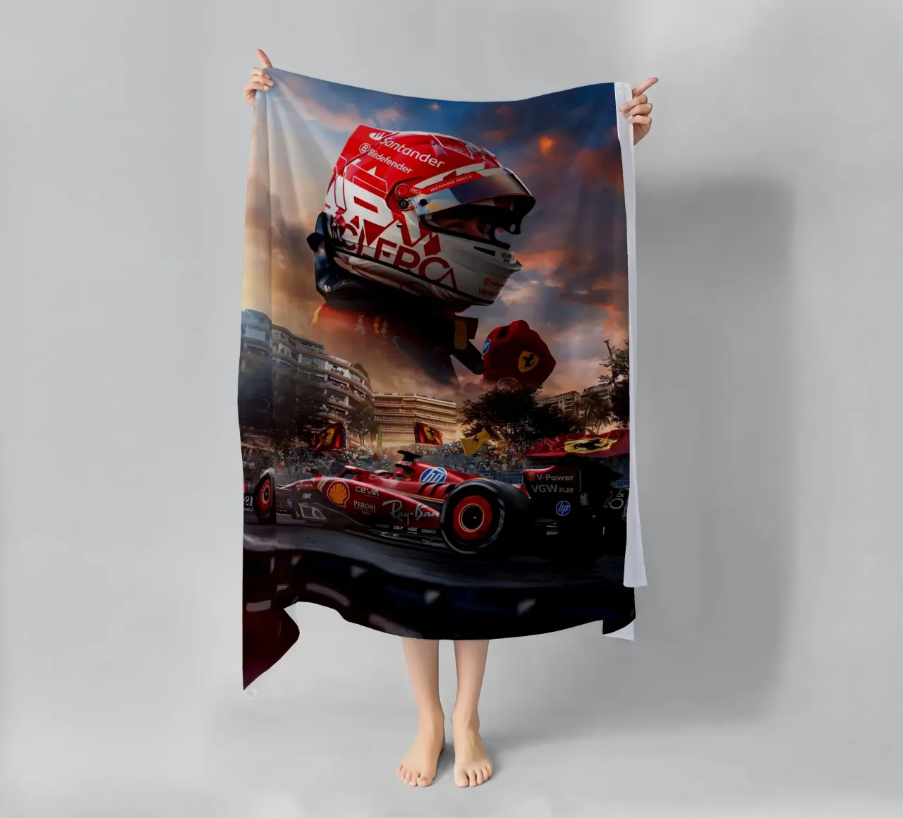 Charles Leclerc telo mare da Indah Creative