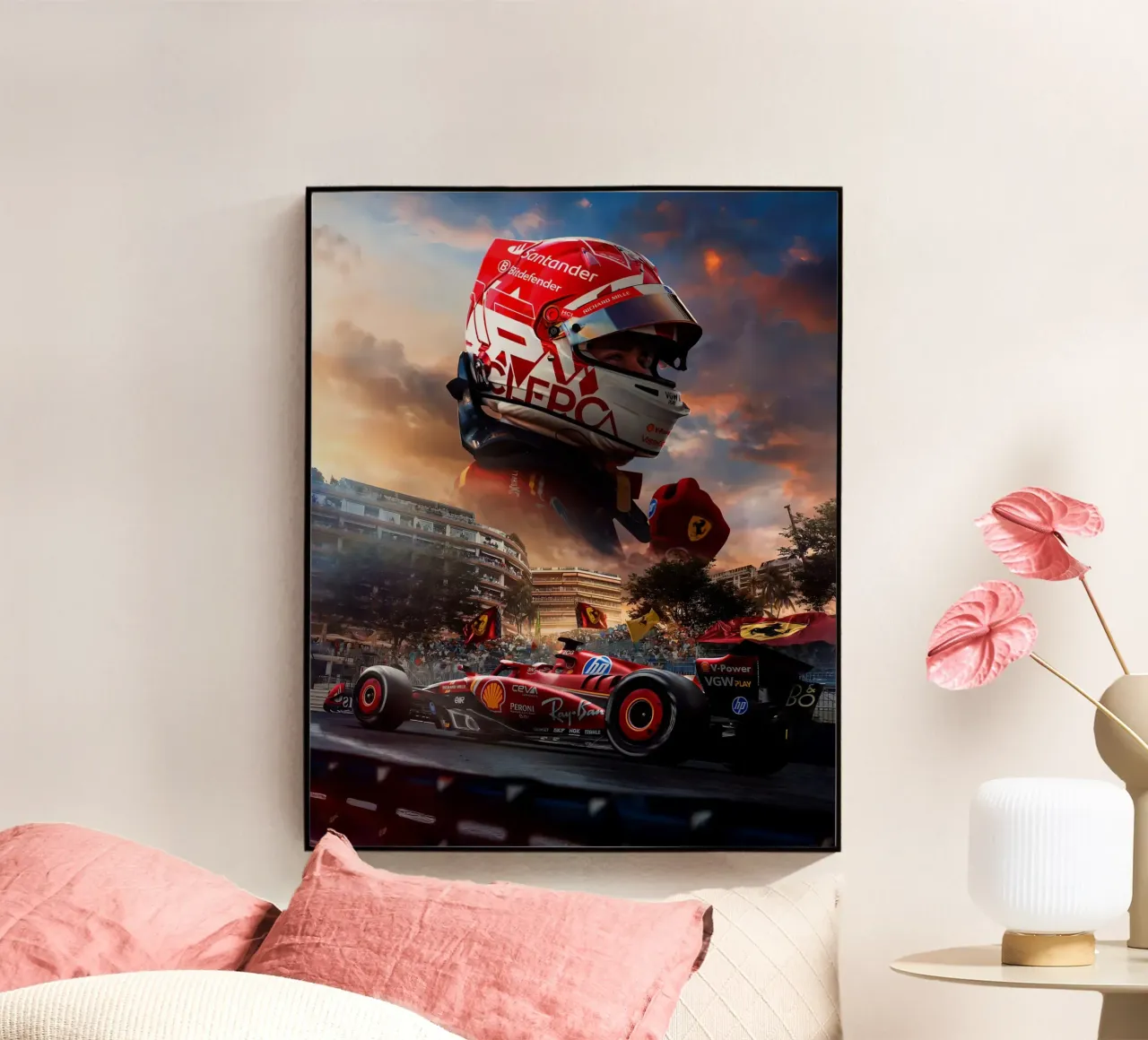 Charles Leclerc plexiglass da Indah Creative