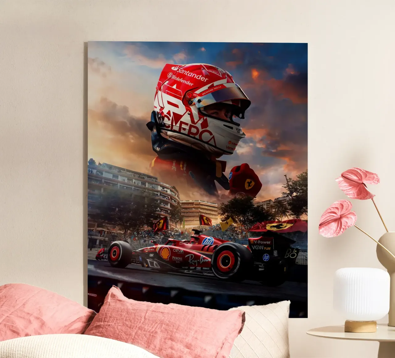 Charles Leclerc plexiglass da Indah Creative