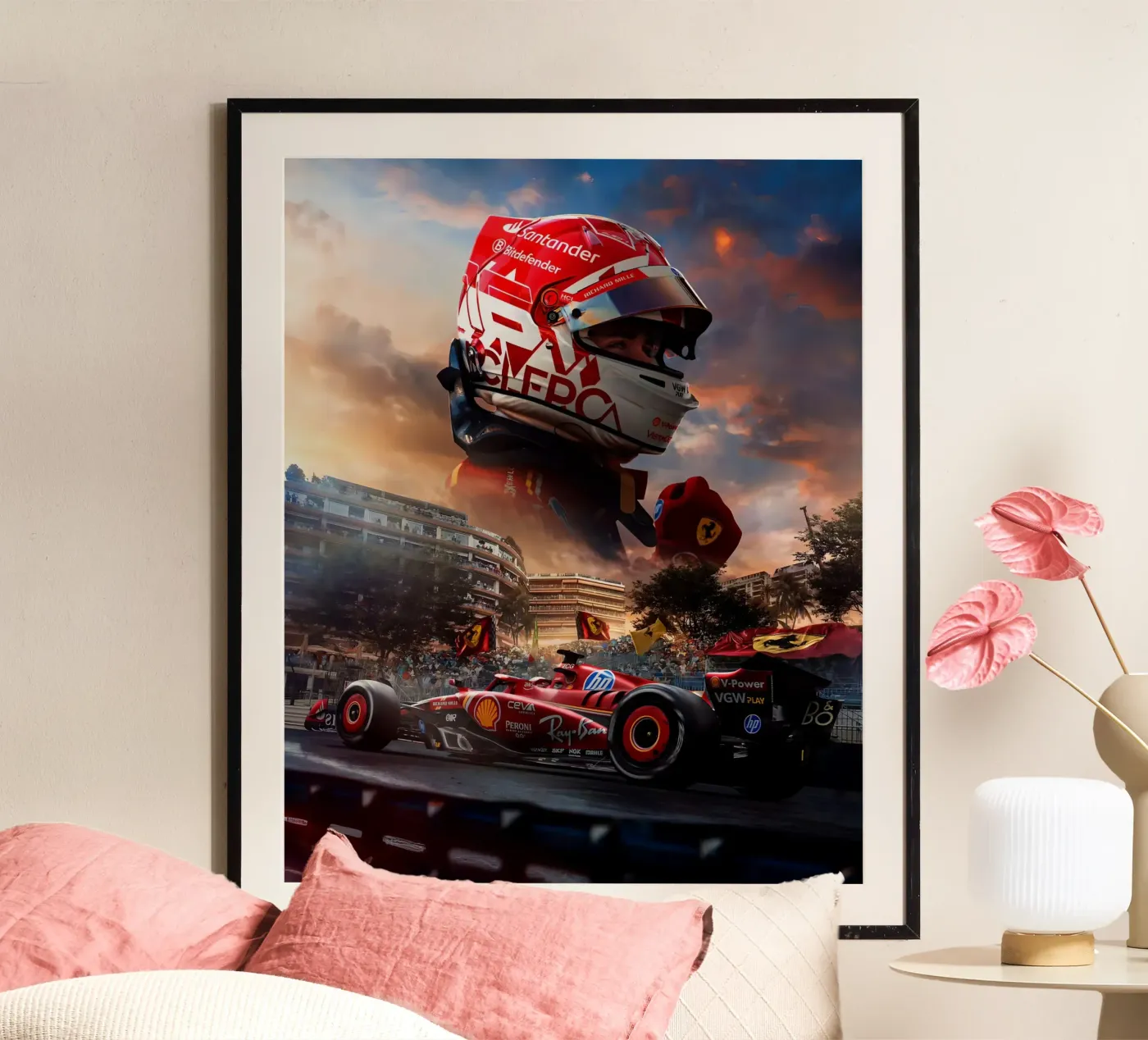 Charles Leclerc poster da Indah Creative