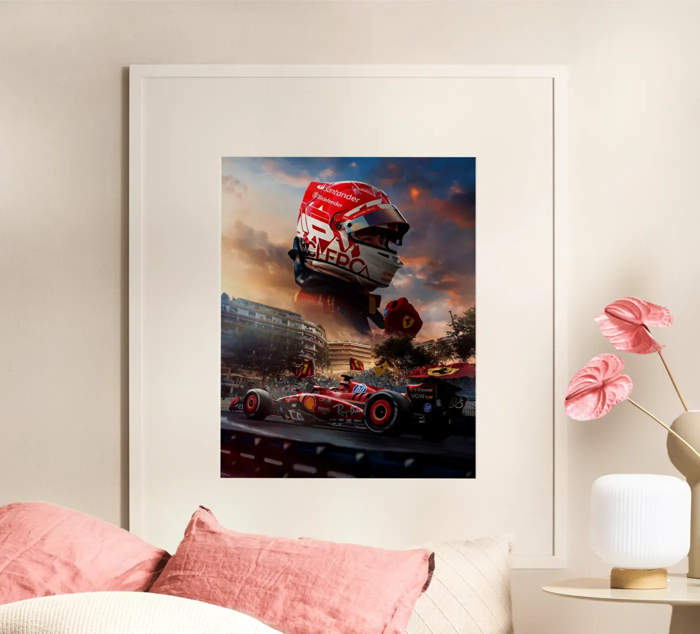 Charles Leclerc poster da Indah Creative