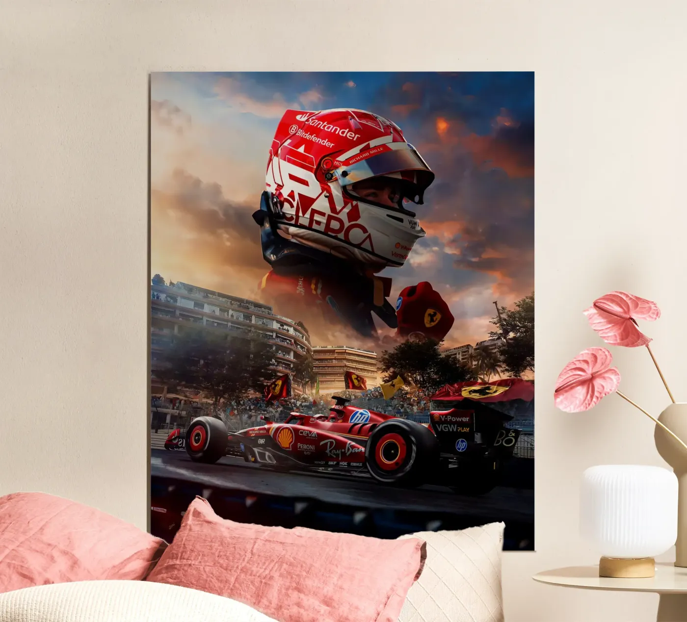 Charles Leclerc poster da Indah Creative