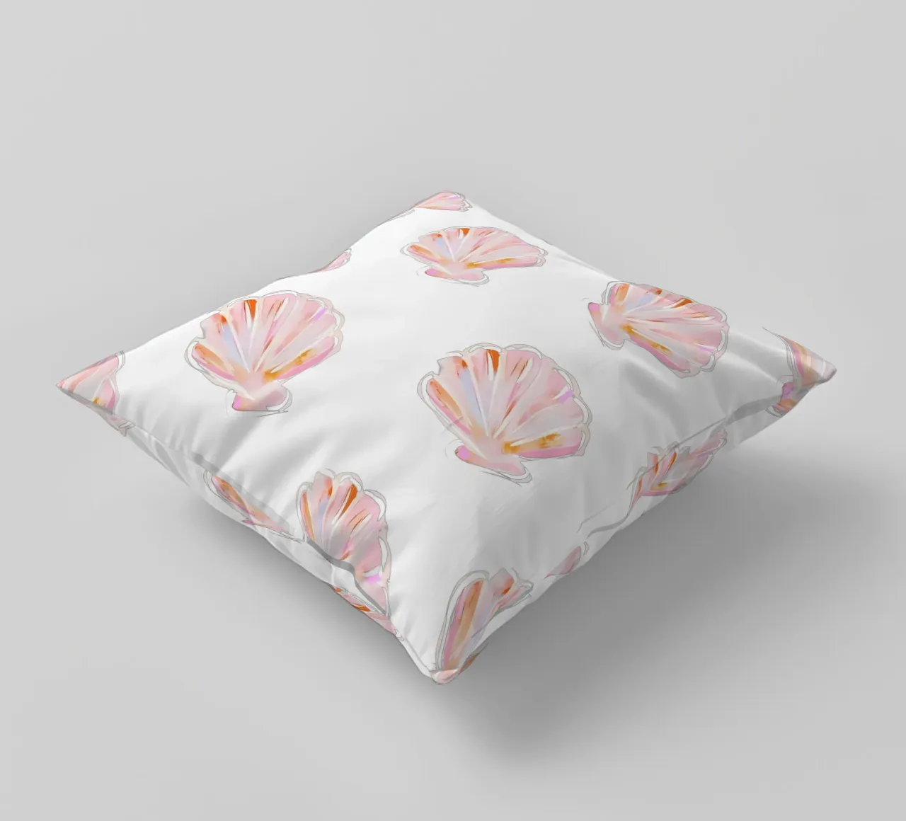 Sea Shell Pattern, Dolce Vita Print, Beach Wall Art decorative cushion by DolceVita