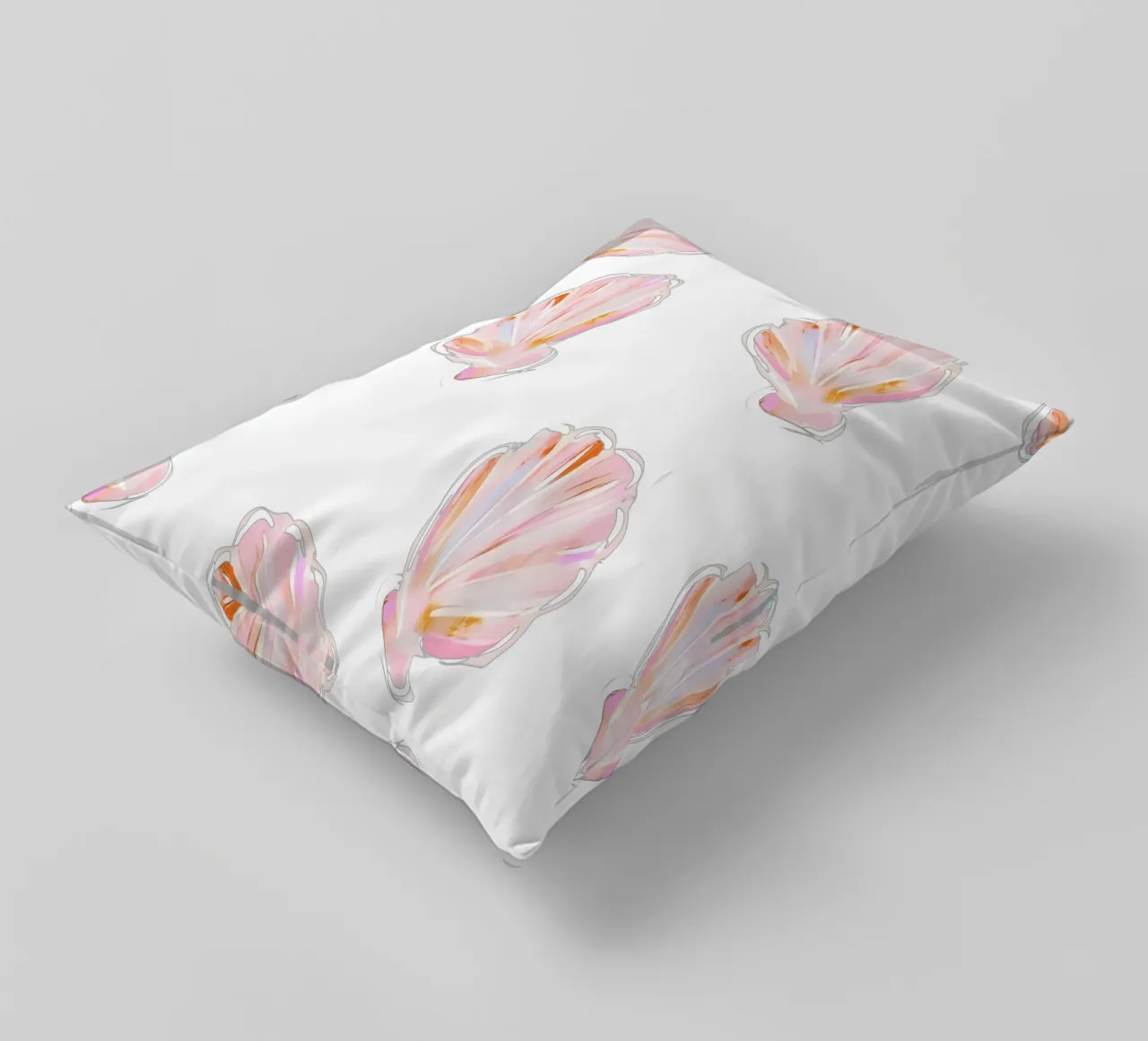 Sea Shell Pattern, Dolce Vita Print, Beach Wall Art decorative cushion by DolceVita