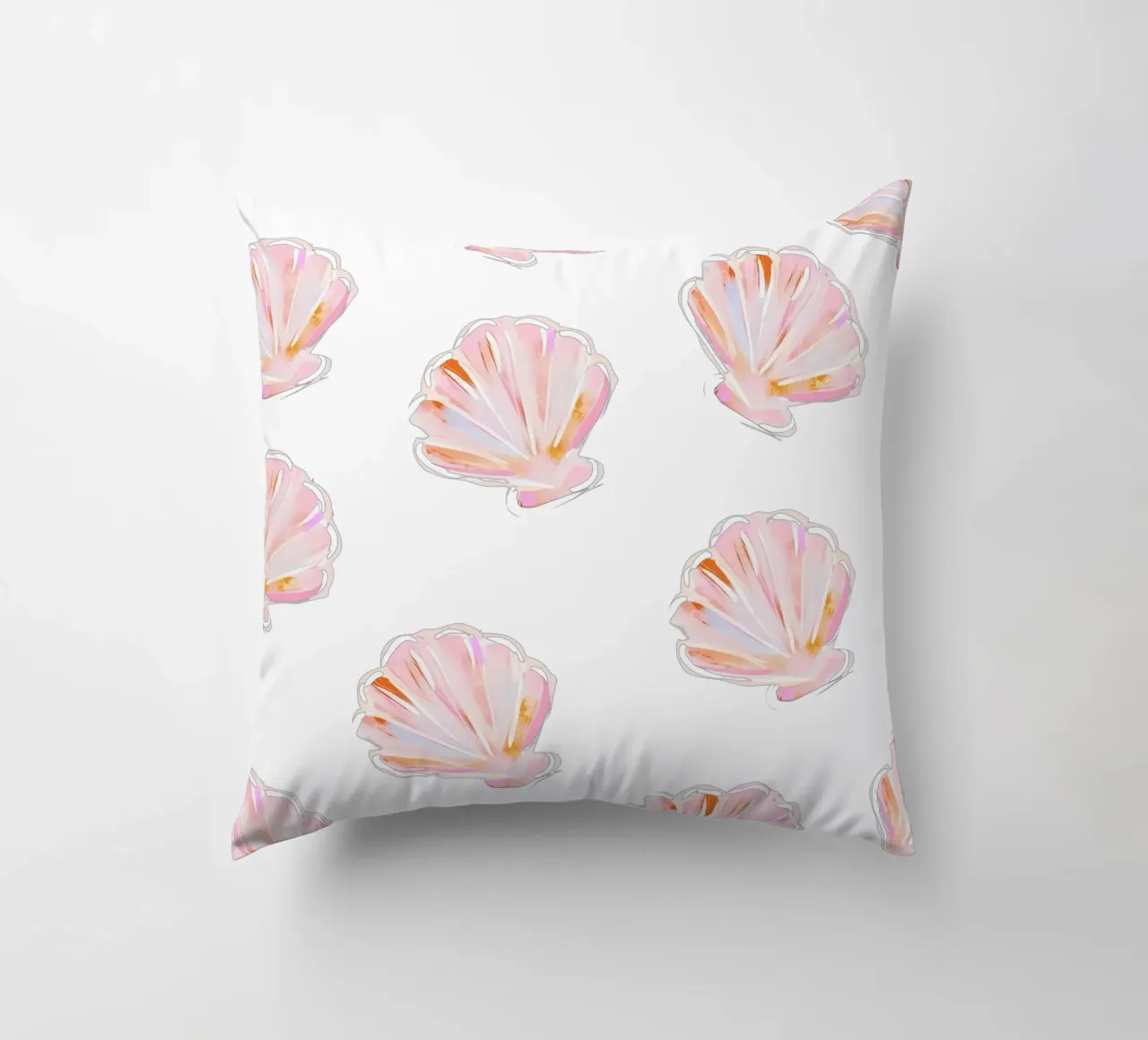 Sea Shell Pattern, Dolce Vita Print, Beach Wall Art decorative cushion by DolceVita